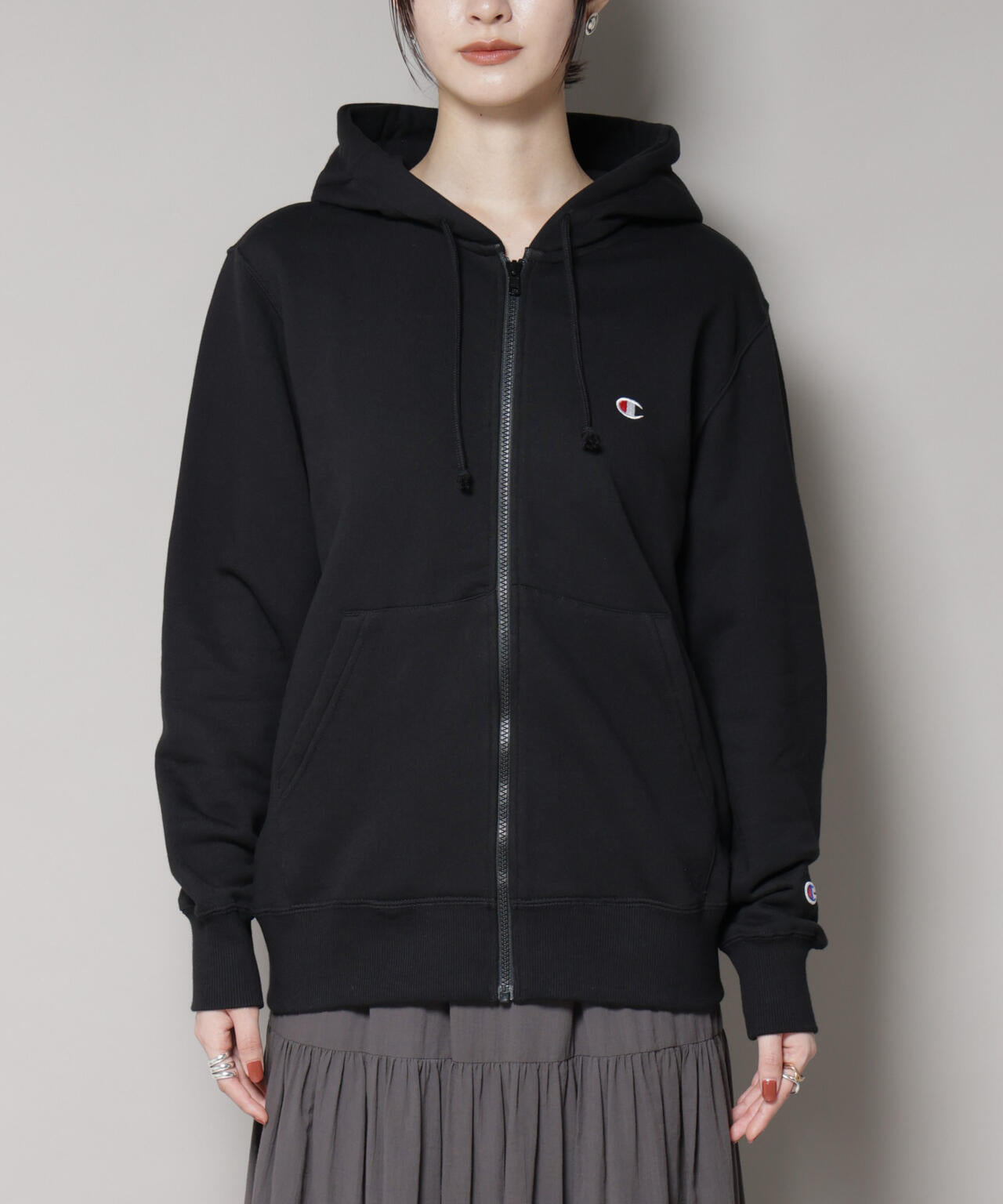 Champion/ZIP HOODED SWEATSHIRT 6715223038