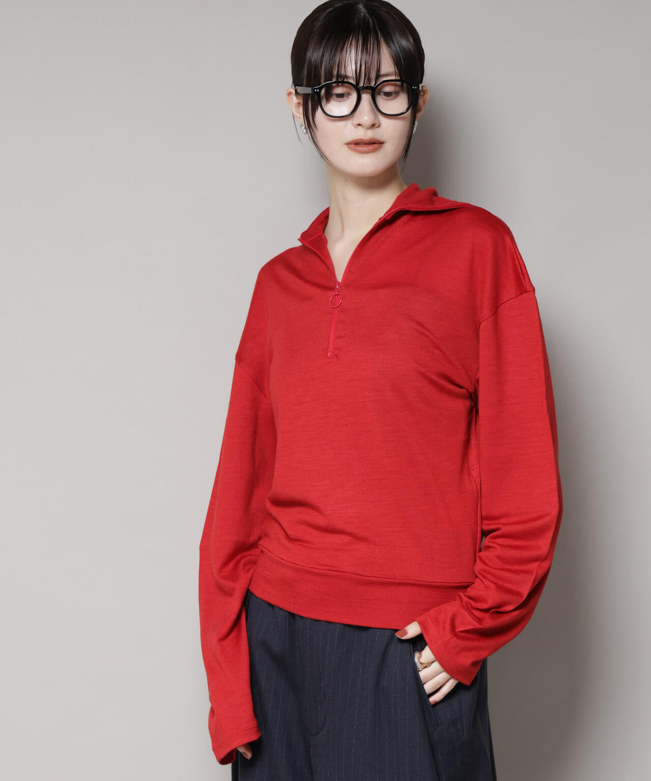 ANTHEM A/WOOL VOLUME SLEEVE JERSEY 6715223040