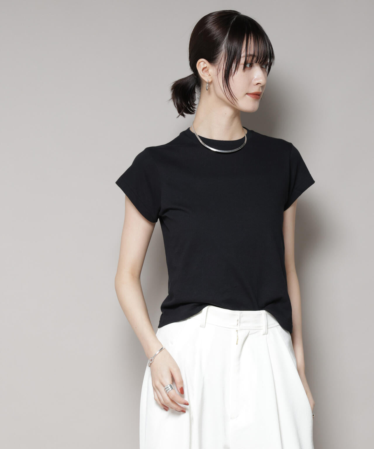 Hanes/Hanes×DODOJEAN 2P クルーネックTシャツ 6715223041