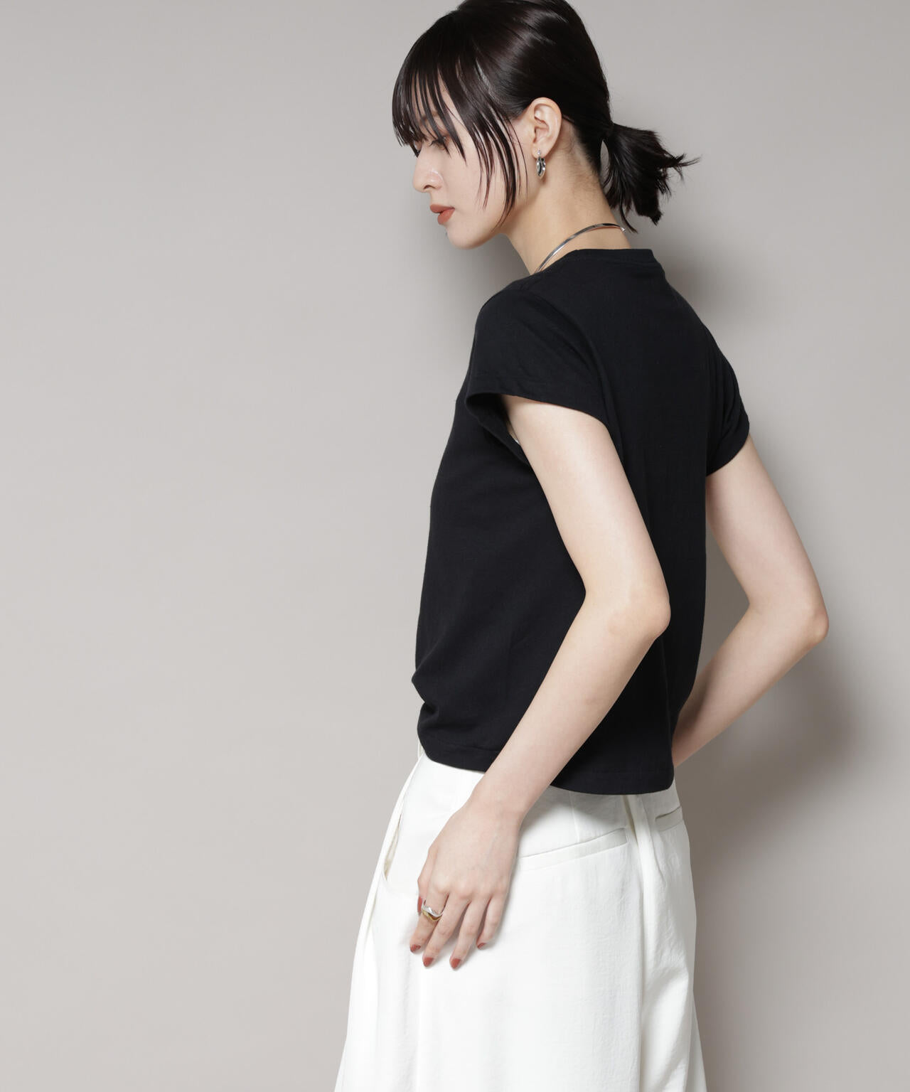 Hanes/Hanes×DODOJEAN 2P クルーネックTシャツ 6715223041