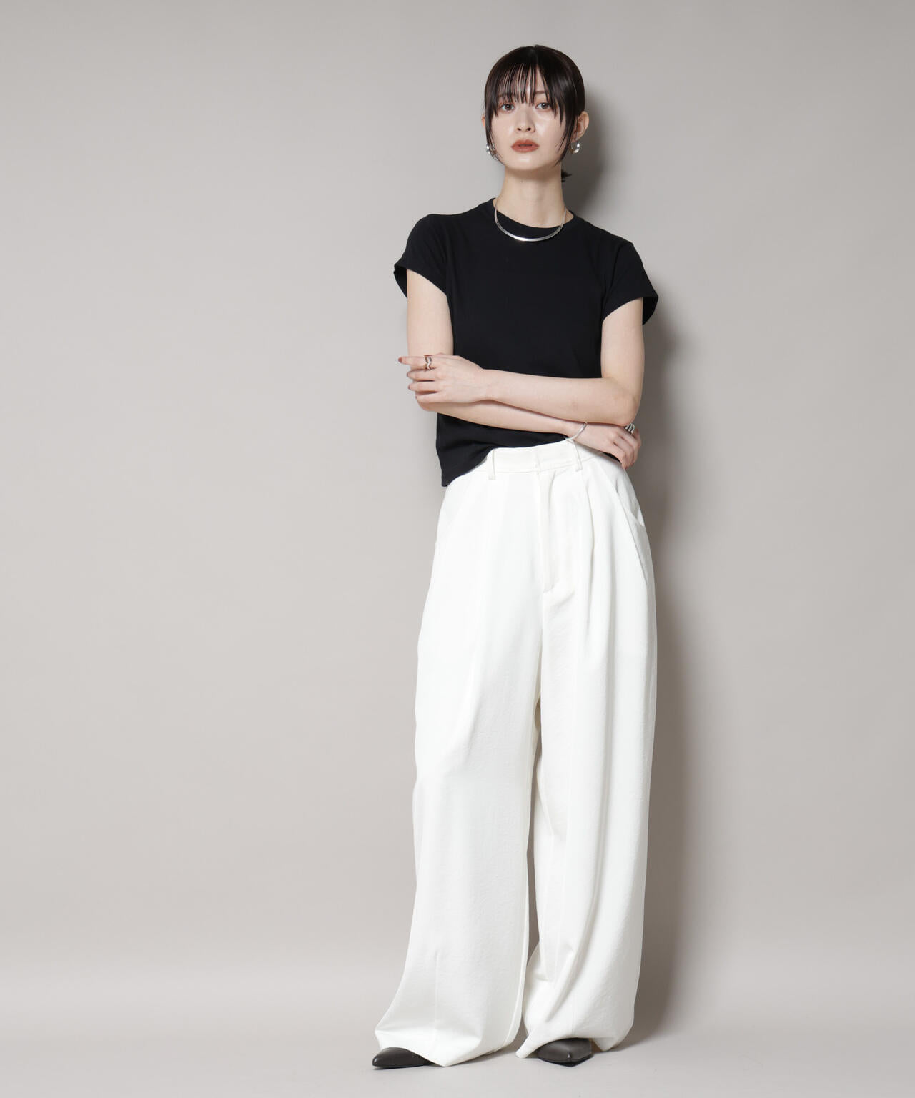 Hanes/Hanes×DODOJEAN 2P クルーネックTシャツ 6715223041