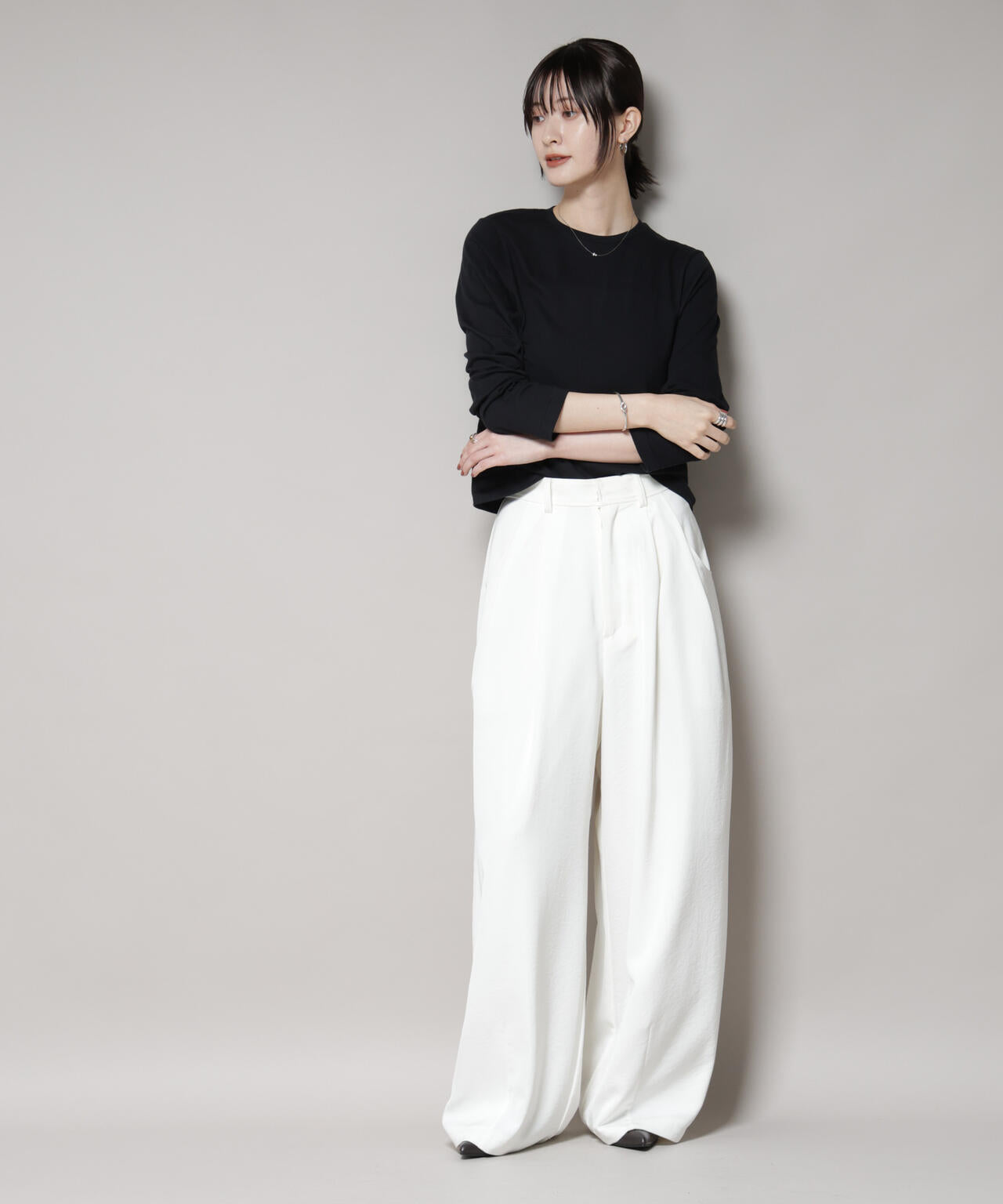 Hanes/Hanes×DODOJEAN 2P クルーネックTシャツ 6715223041