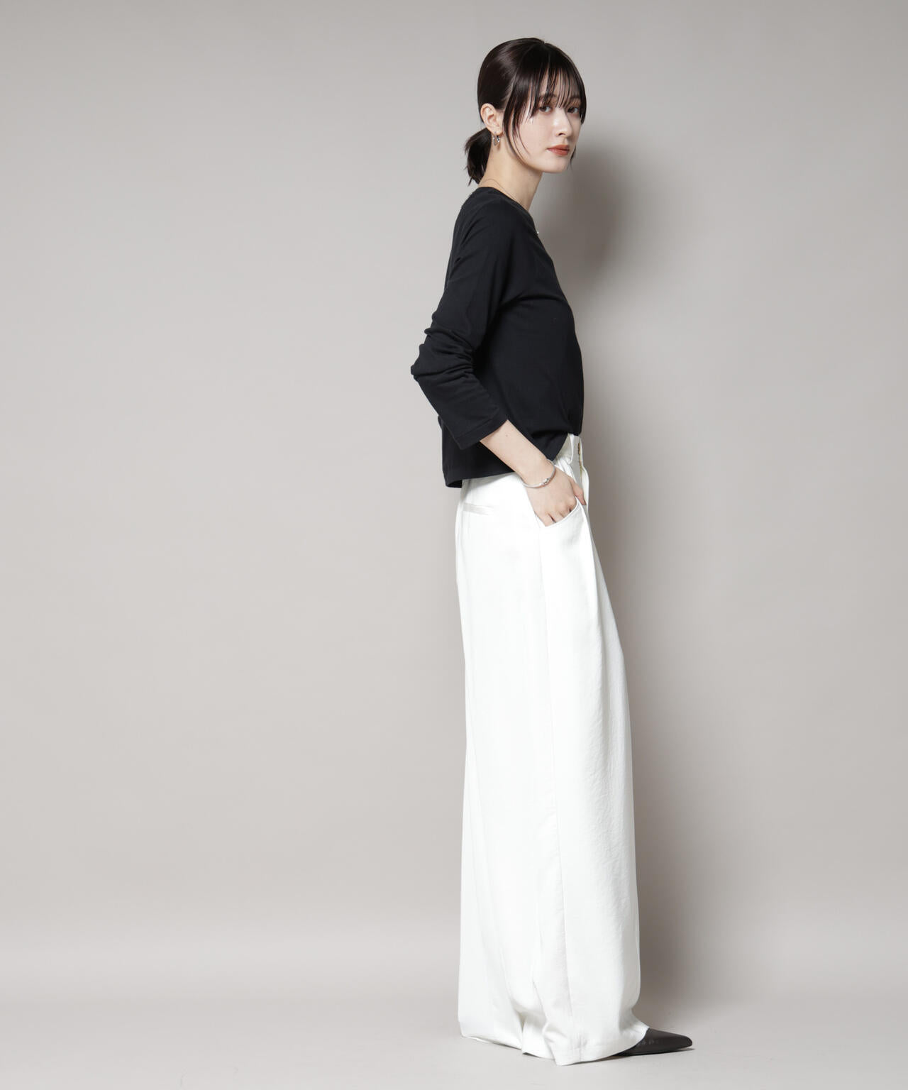 Hanes/Hanes×DODOJEAN 2P クルーネックTシャツ 6715223041
