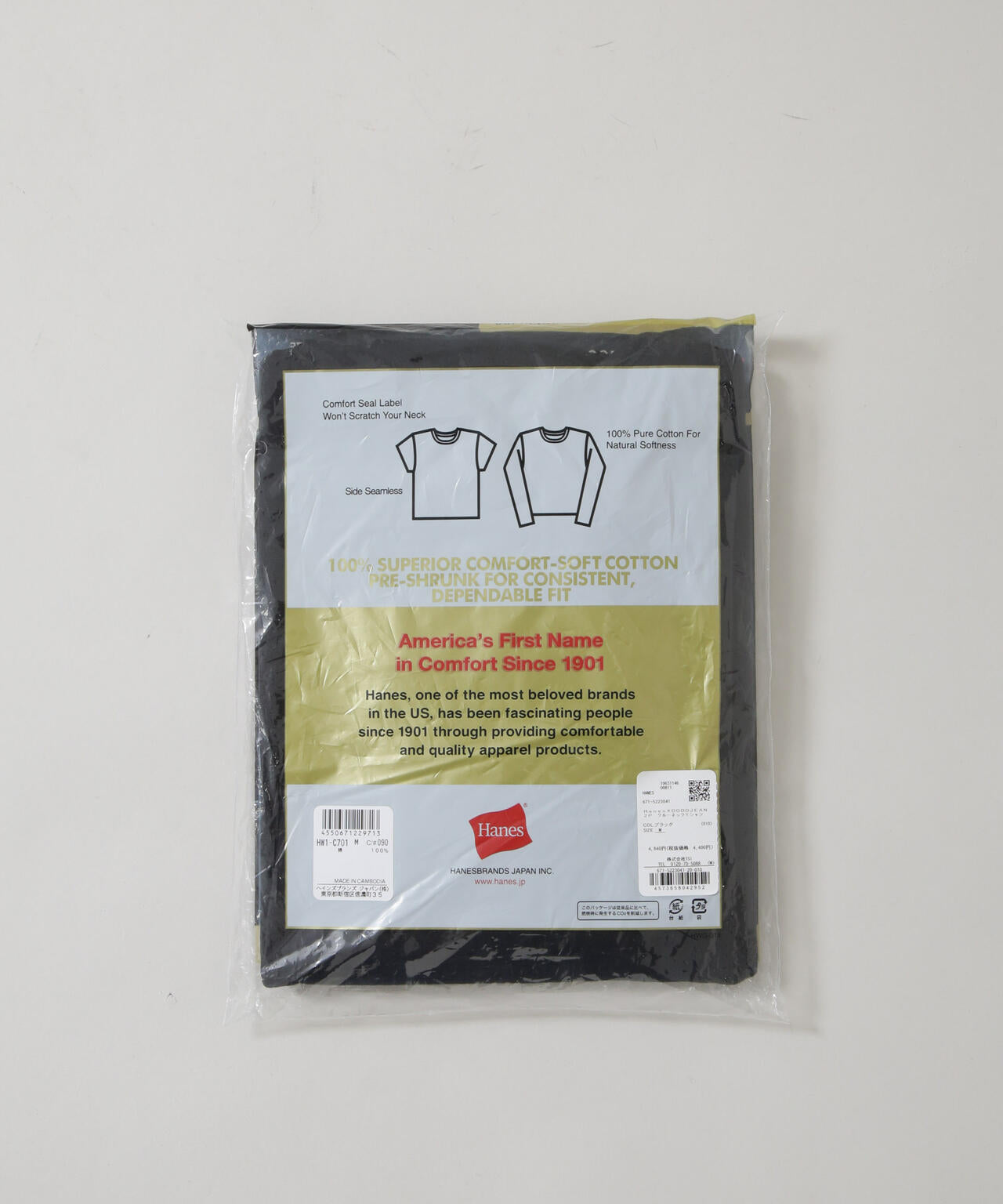 Hanes/Hanes×DODOJEAN 2P クルーネックTシャツ 6715223041