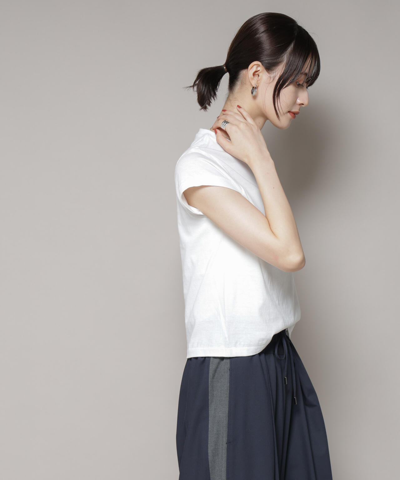 Hanes/Hanes×DODOJEAN 2P クルーネックTシャツ 6715223041