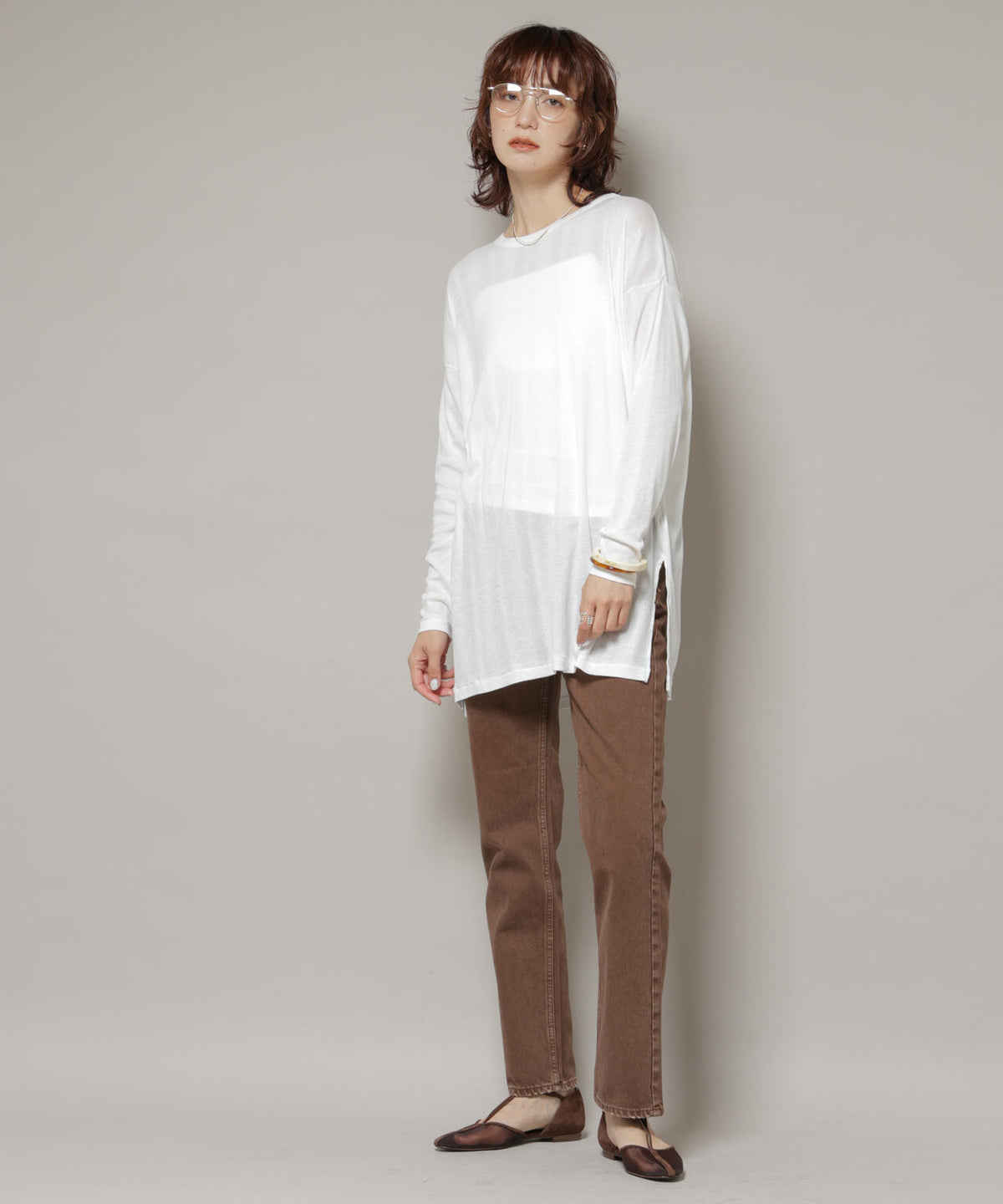 Robert P. Miller/Light Prib Crew L/S tee 6715223045