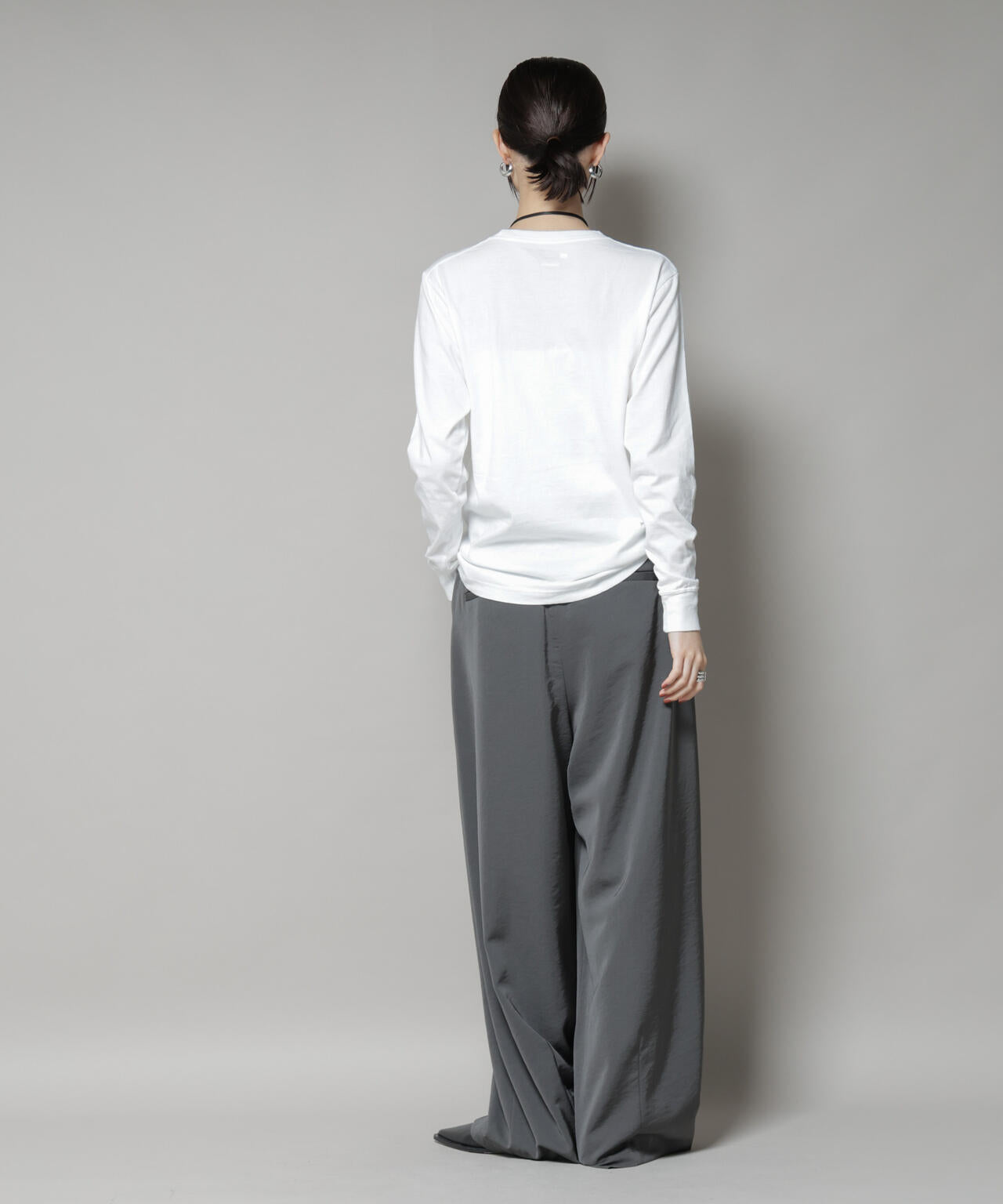 Hanes/2P Japan Fit クルーネックロングスリーブTシャツ 6715223046