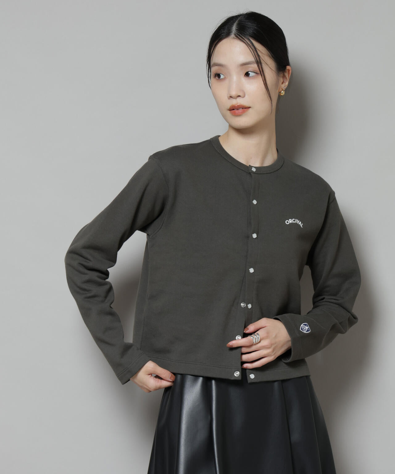 ORCIVAL/CREW NECK CARDIGAN 6715223050