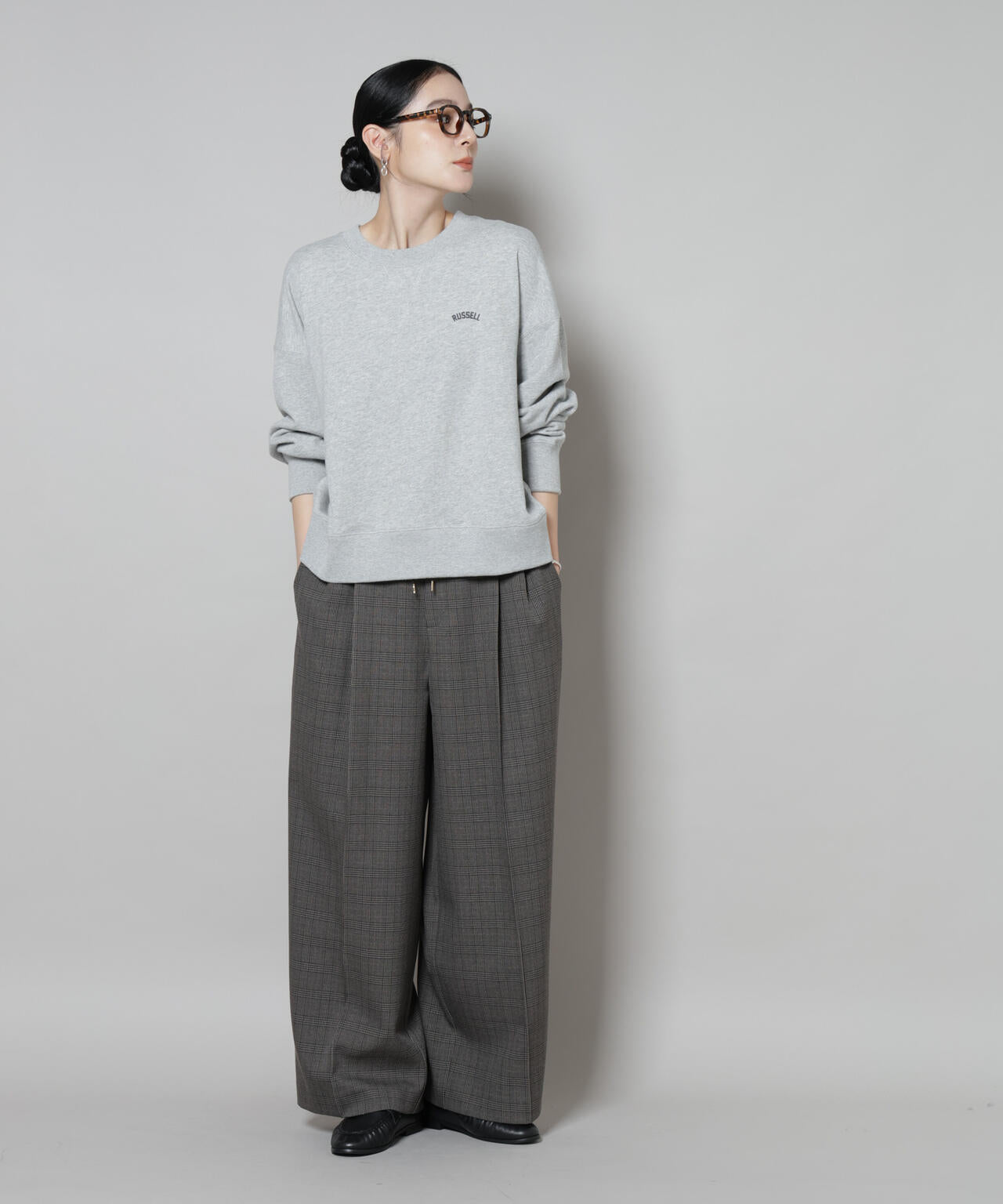 RUSSELL ATHLETIC/別注 Mini Logo Crewneck Sweat 6715223053