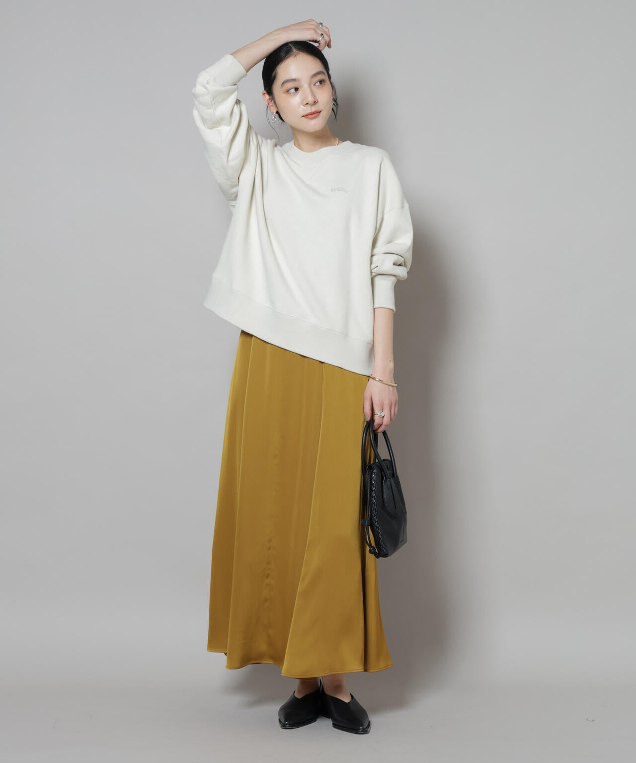 RUSSELL ATHLETIC/別注 Mini Logo Crewneck Sweat 6715223053