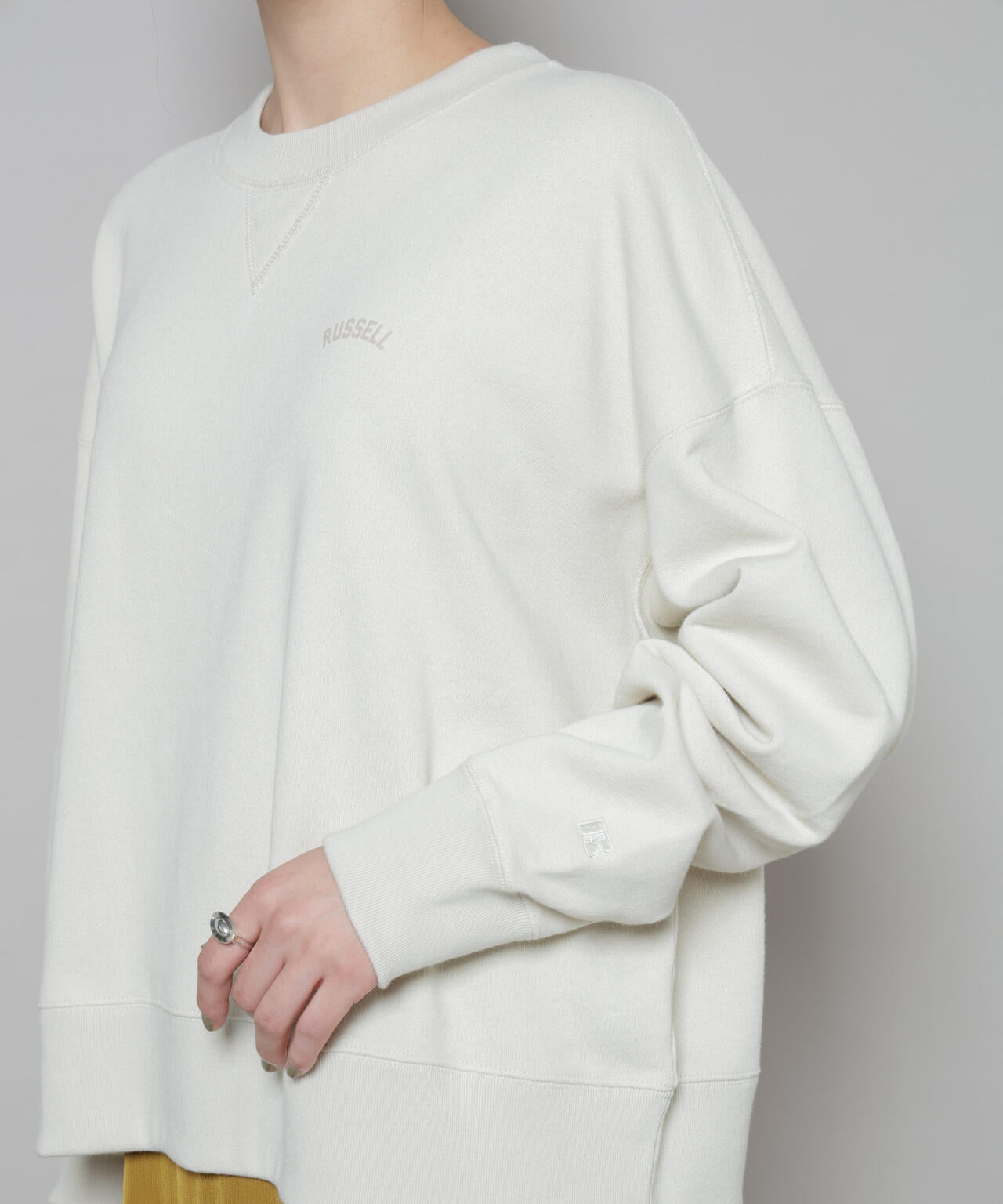 RUSSELL ATHLETIC/別注 Mini Logo Crewneck Sweat 6715223053