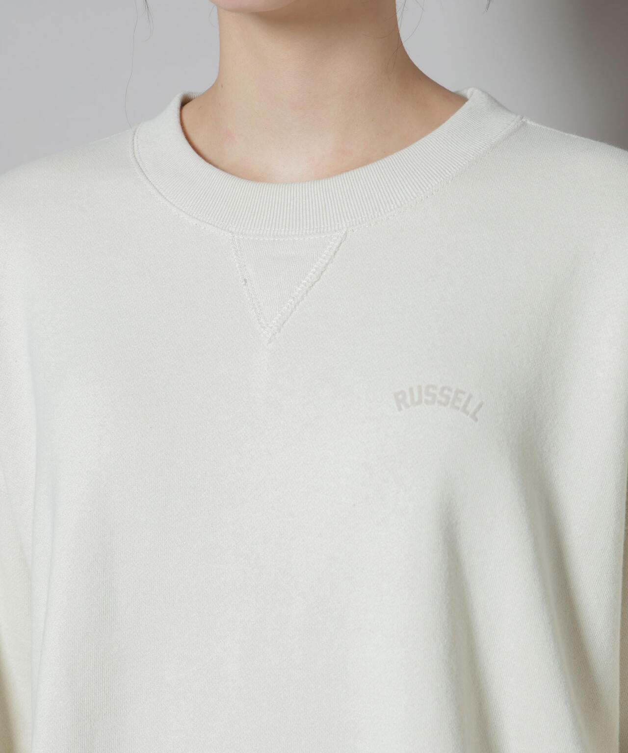 RUSSELL ATHLETIC/別注 Mini Logo Crewneck Sweat 6715223053