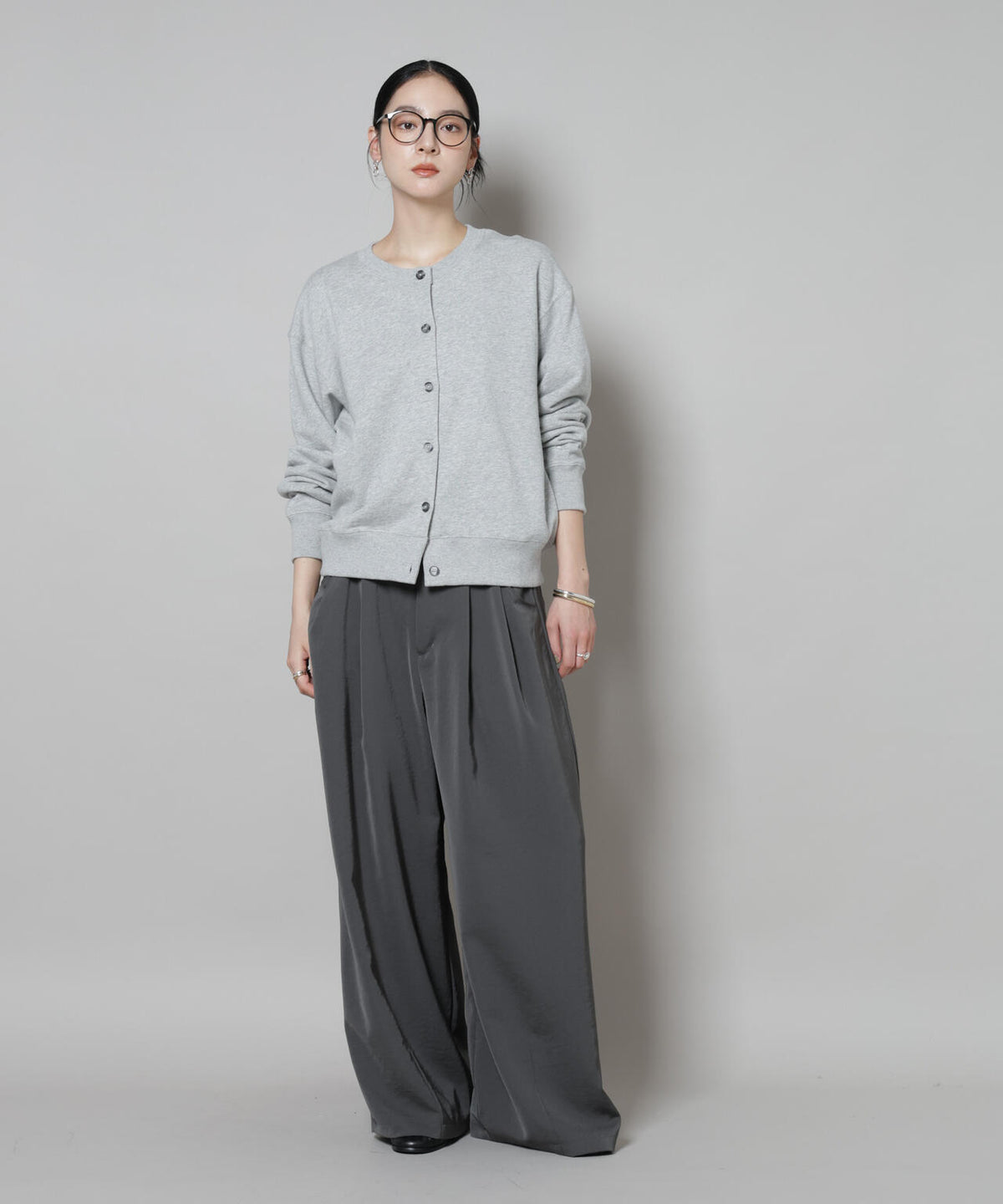 RUSSELL ATHLETIC/別注 Mini Logo Sweat Cardigan 6715223054
