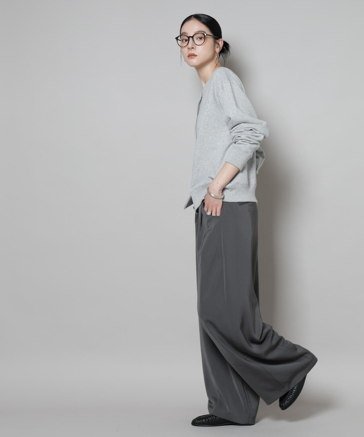 RUSSELL ATHLETIC/別注 Mini Logo Sweat Cardigan 6715223054