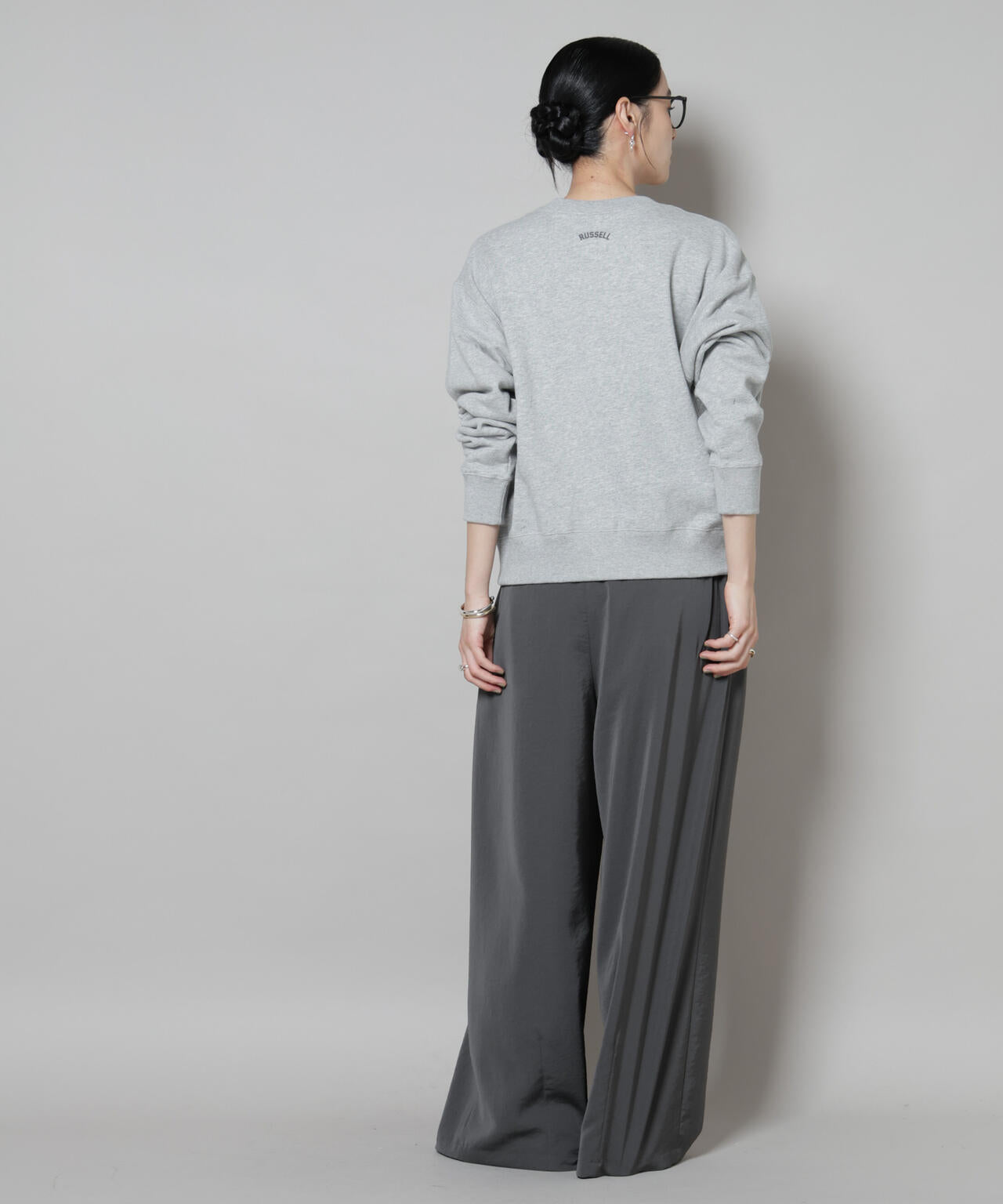 RUSSELL ATHLETIC/別注 Mini Logo Sweat Cardigan 6715223054