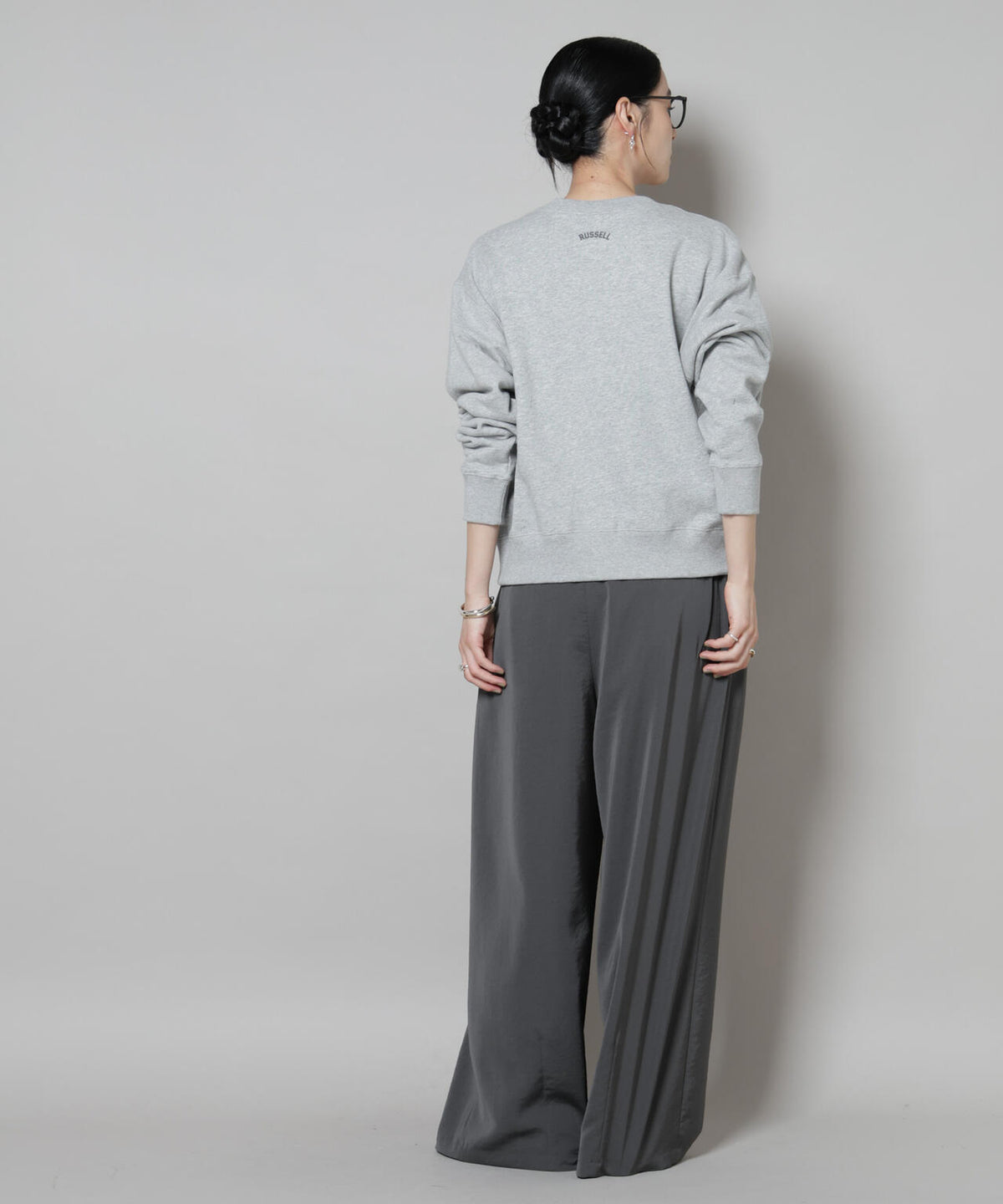 RUSSELL ATHLETIC/別注 Mini Logo Sweat Cardigan 6715223054