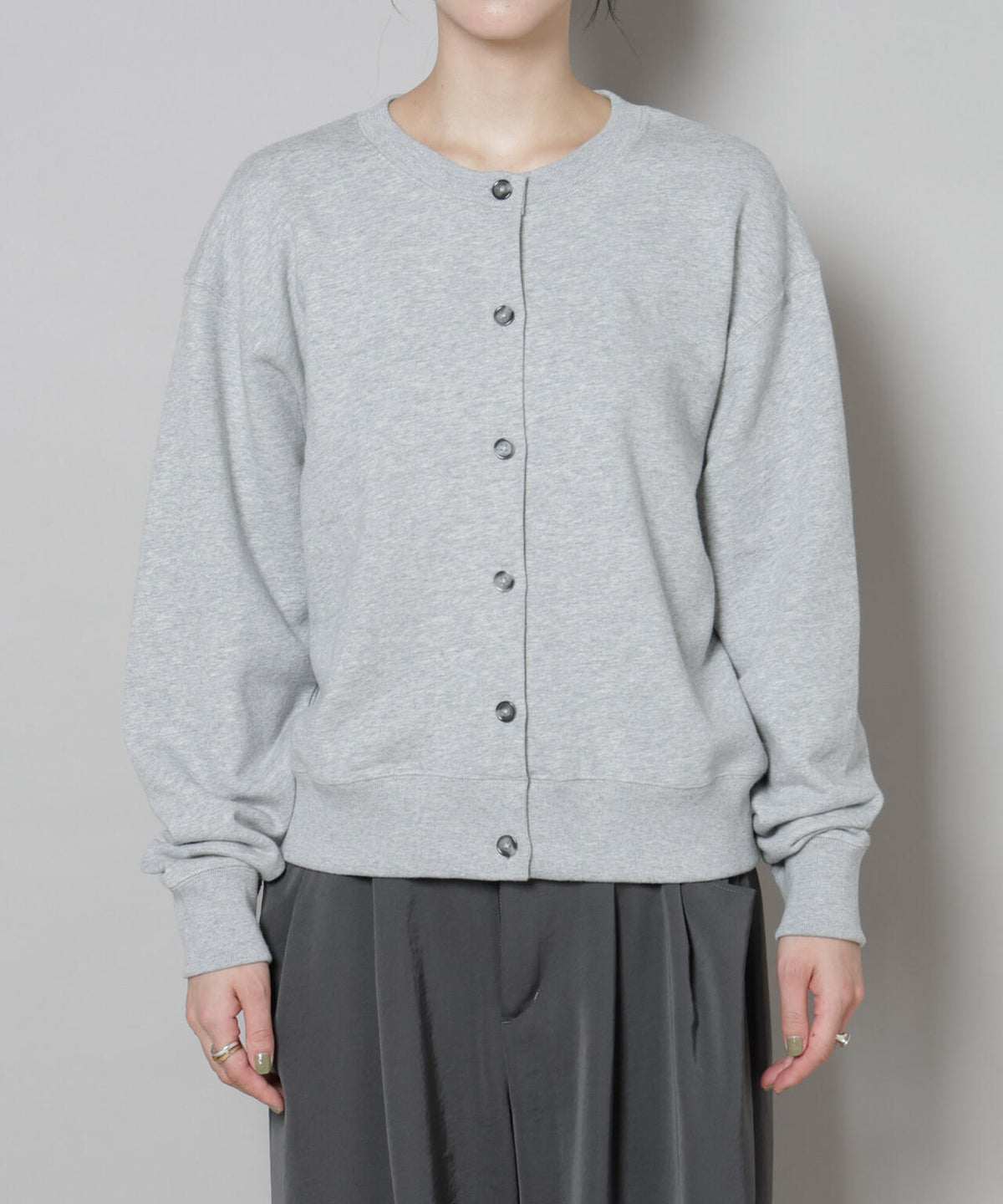 RUSSELL ATHLETIC/別注 Mini Logo Sweat Cardigan 6715223054