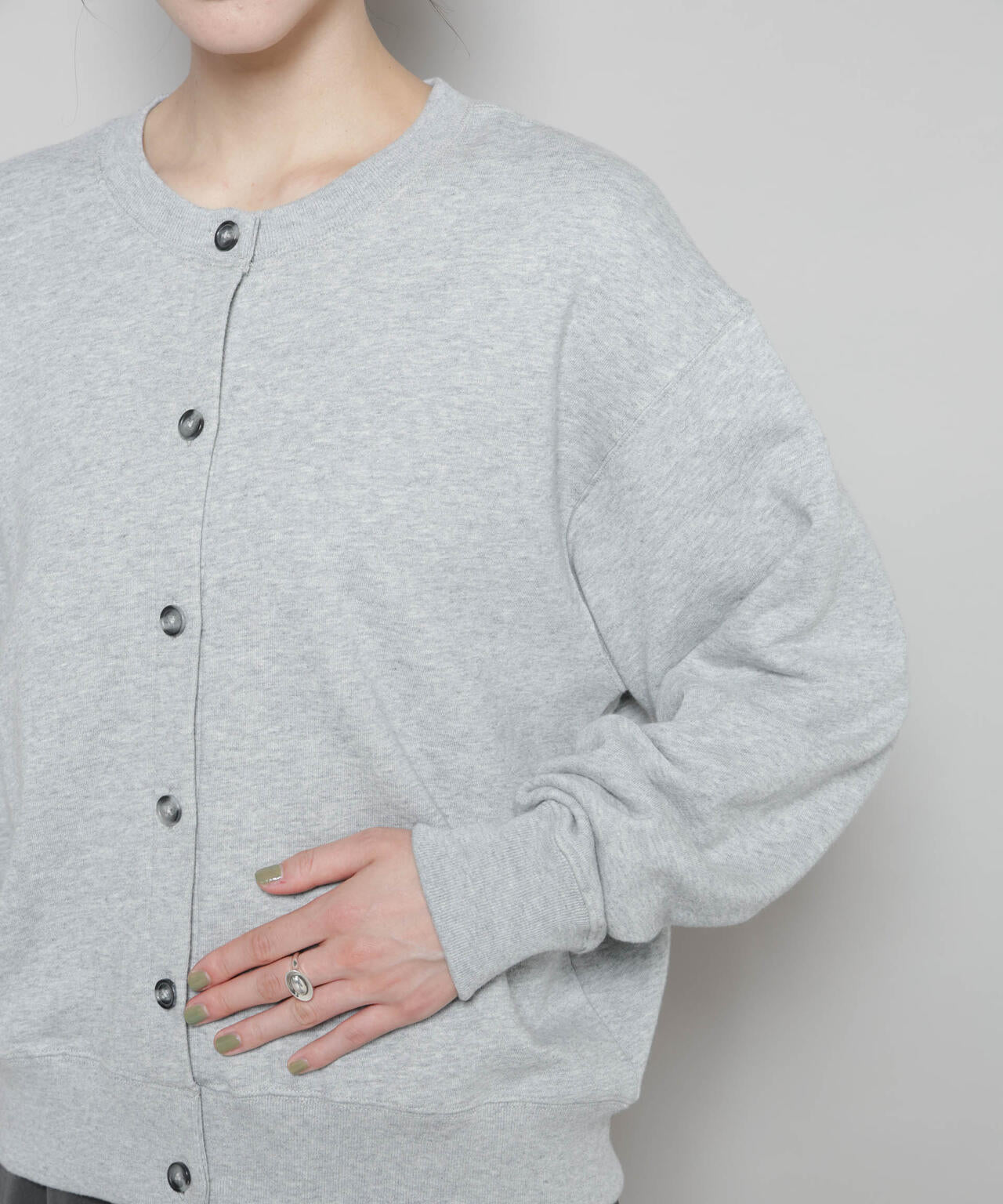 RUSSELL ATHLETIC/別注 Mini Logo Sweat Cardigan 6715223054