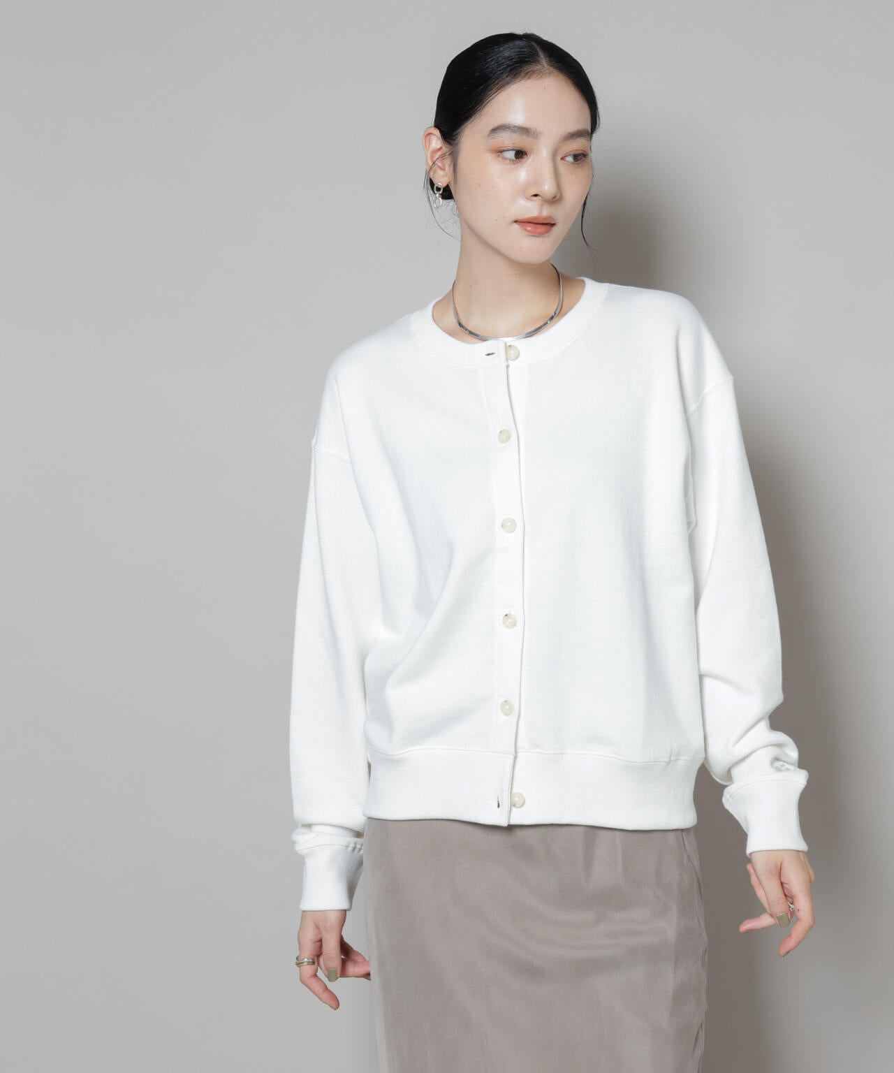 RUSSELL ATHLETIC/別注 Mini Logo Sweat Cardigan 6715223054