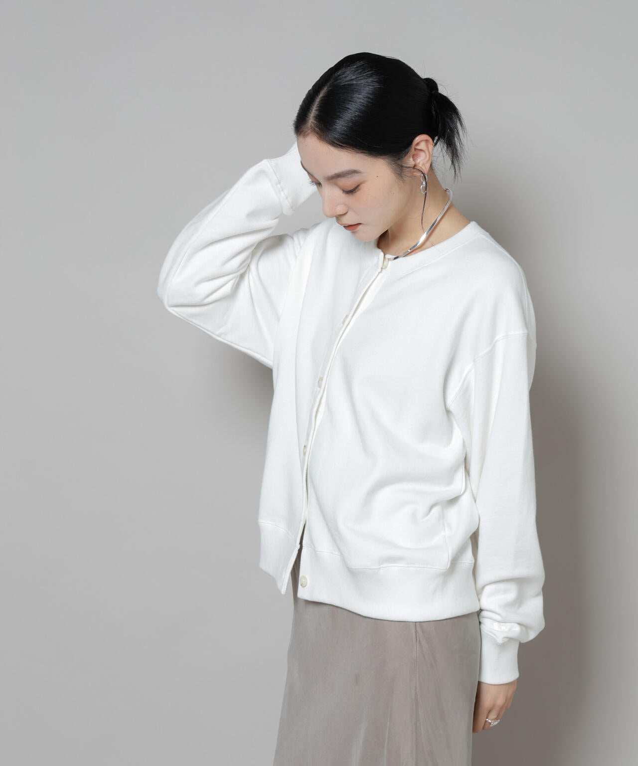 RUSSELL ATHLETIC/別注 Mini Logo Sweat Cardigan 6715223054
