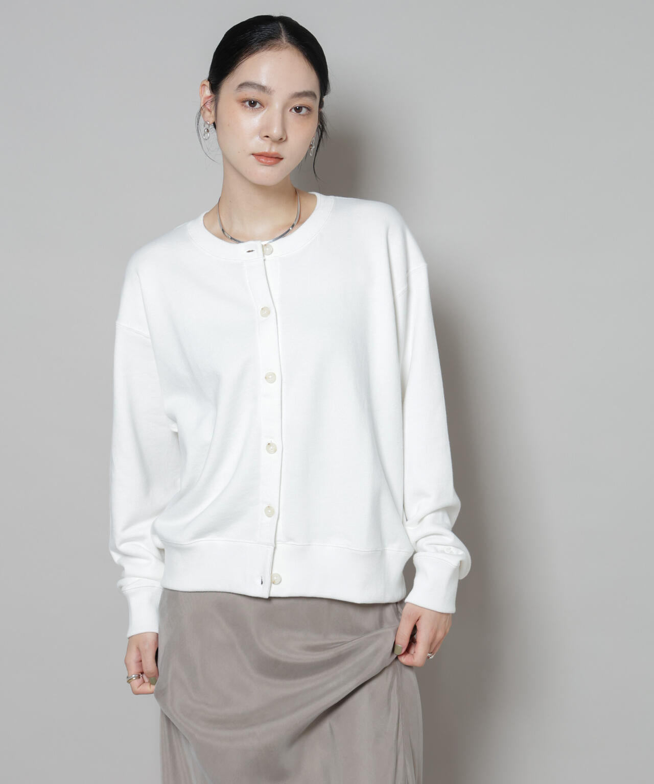 RUSSELL ATHLETIC/別注 Mini Logo Sweat Cardigan 6715223054