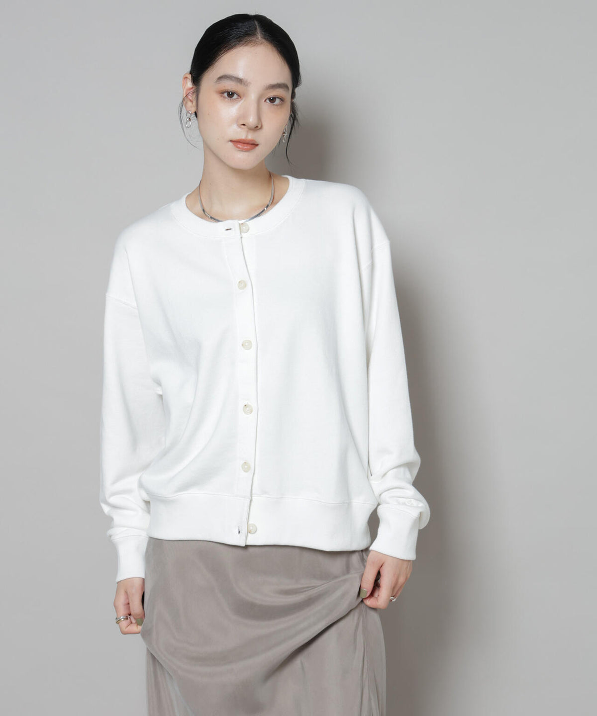 RUSSELL ATHLETIC/別注 Mini Logo Sweat Cardigan 6715223054