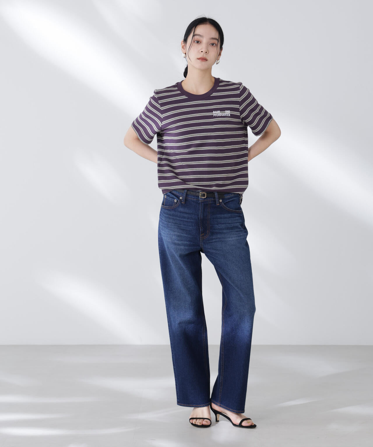 BAUM UND PFERDGARTEN/Cotton Pique Tシャツ 6715224002