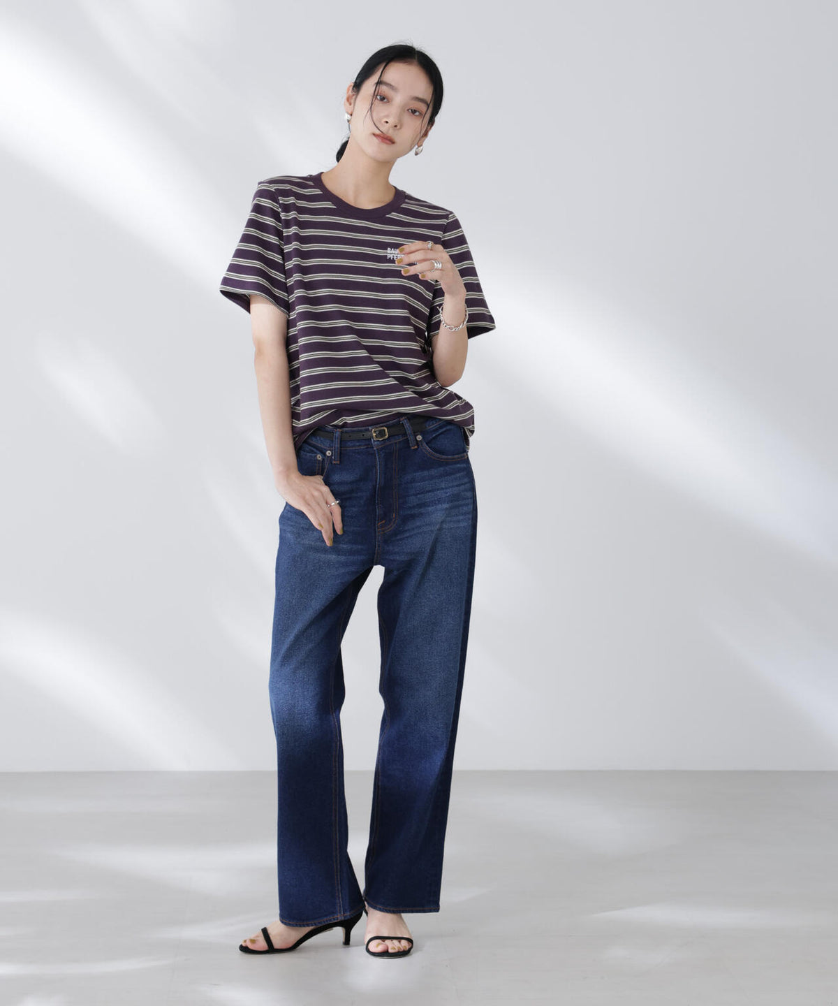 BAUM UND PFERDGARTEN/Cotton Pique Tシャツ 6715224002
