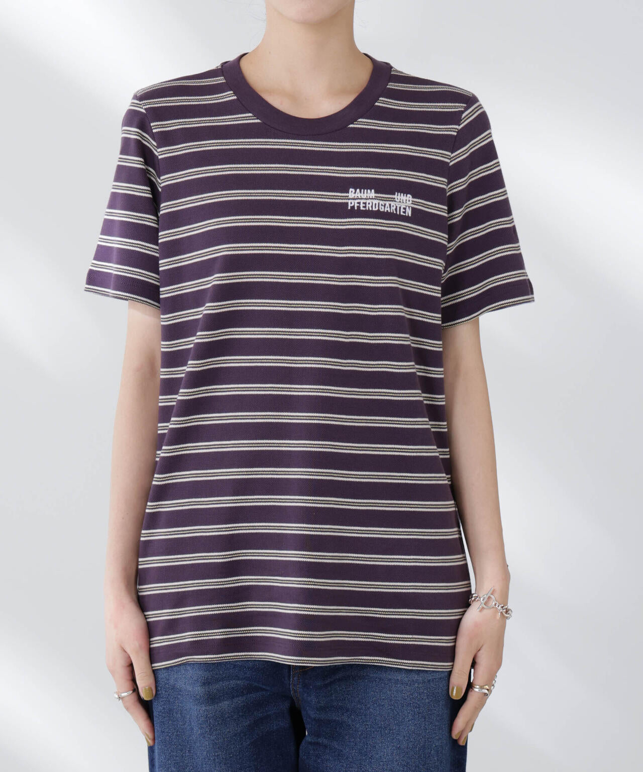 BAUM UND PFERDGARTEN/Cotton Pique Tシャツ 6715224002