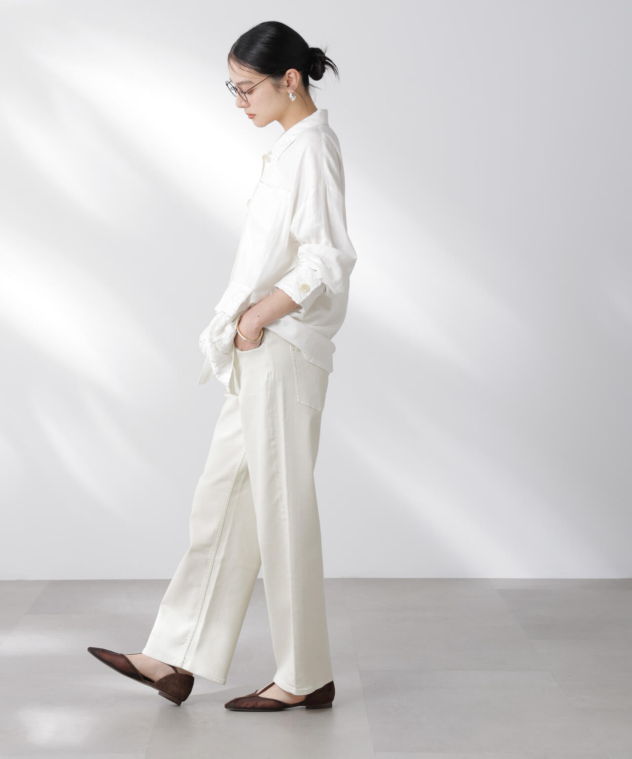 Healthy DENIM/別注 Pink Pepper Midrise ワイドデニム 6715227023