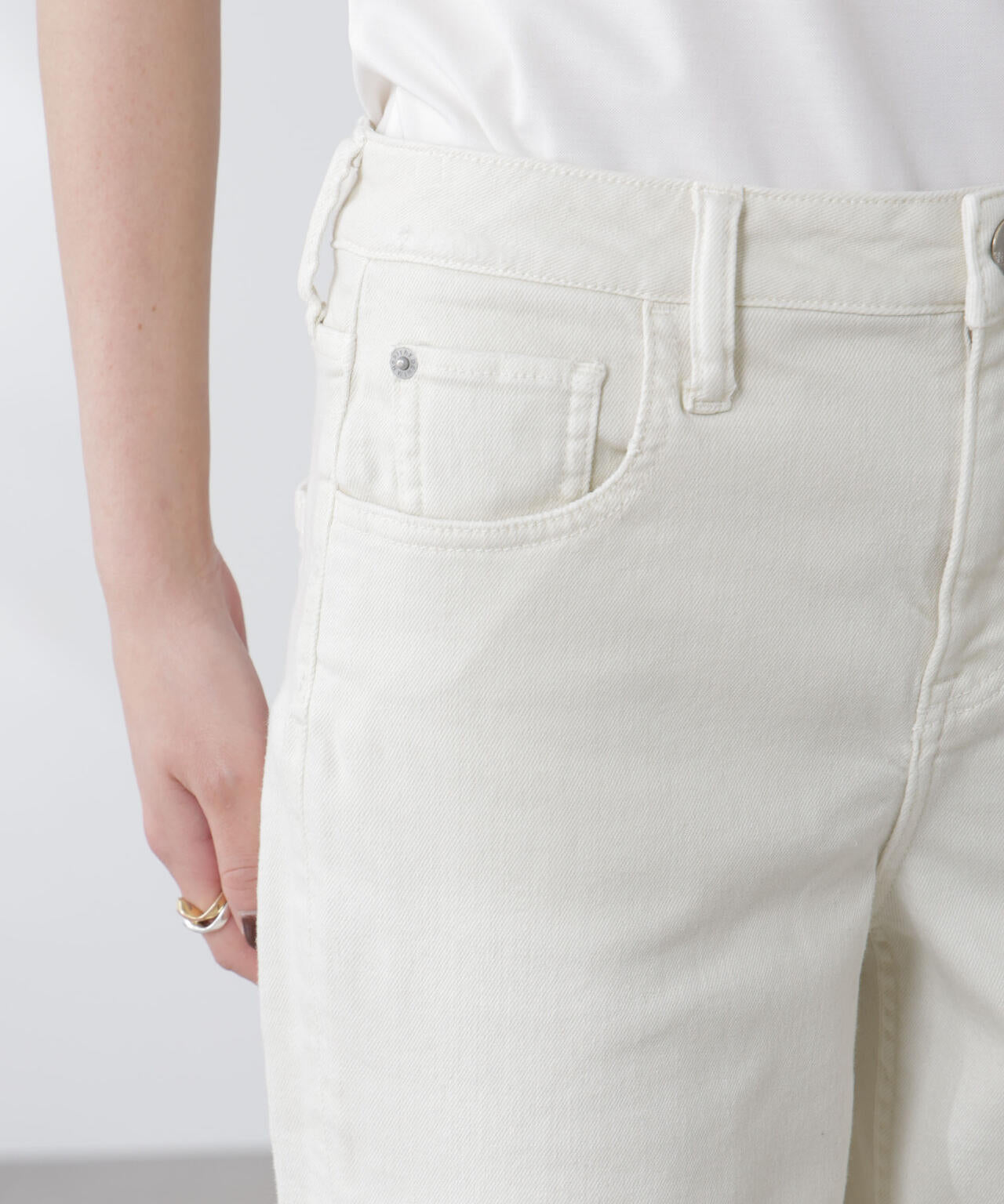 Healthy DENIM/別注 Pink Pepper Midrise ワイドデニム 6715227023