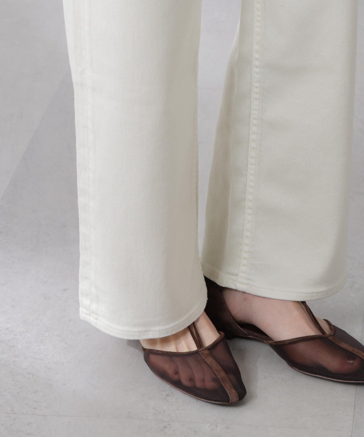 Healthy DENIM/別注 Pink Pepper Midrise ワイドデニム 6715227023