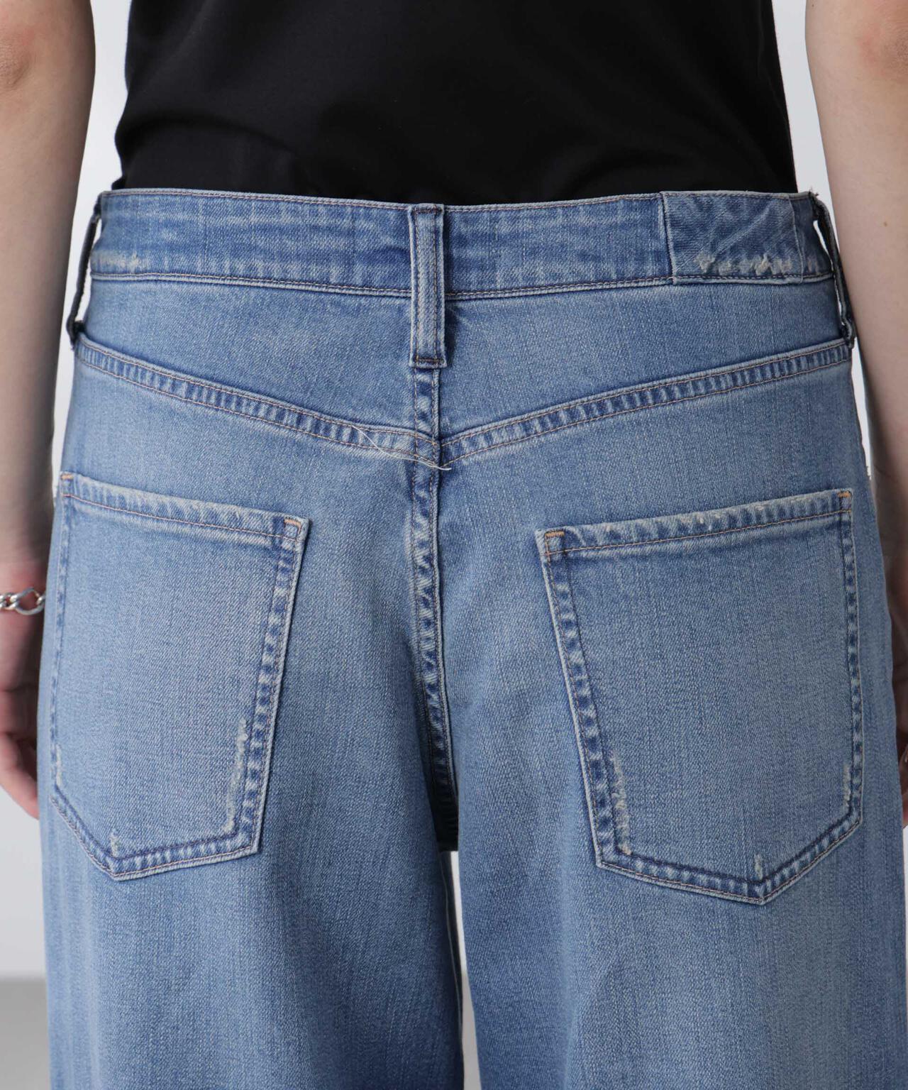 Healthy DENIM/別注 Pink Pepper Midrise ワイドデニム 6715227024