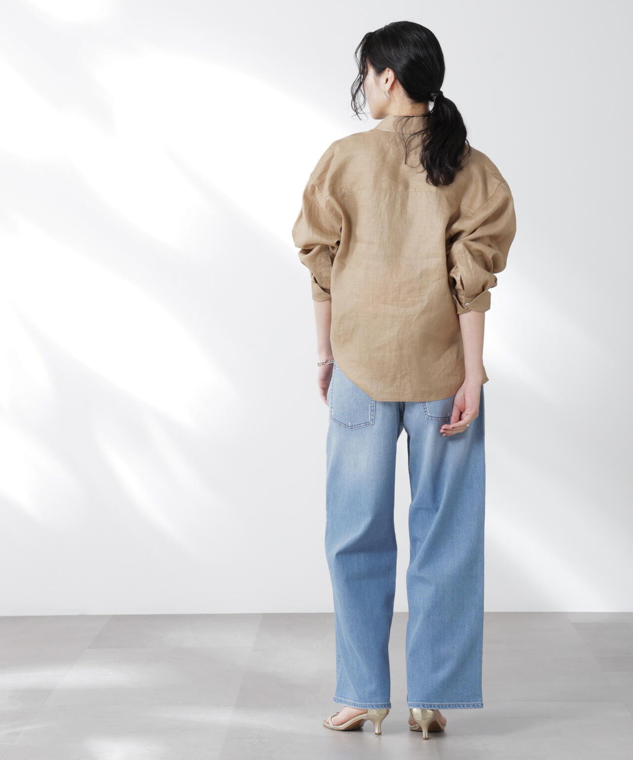 Healthy DENIM/別注 Pink Pepper Midrise ワイドデニム 6715227024