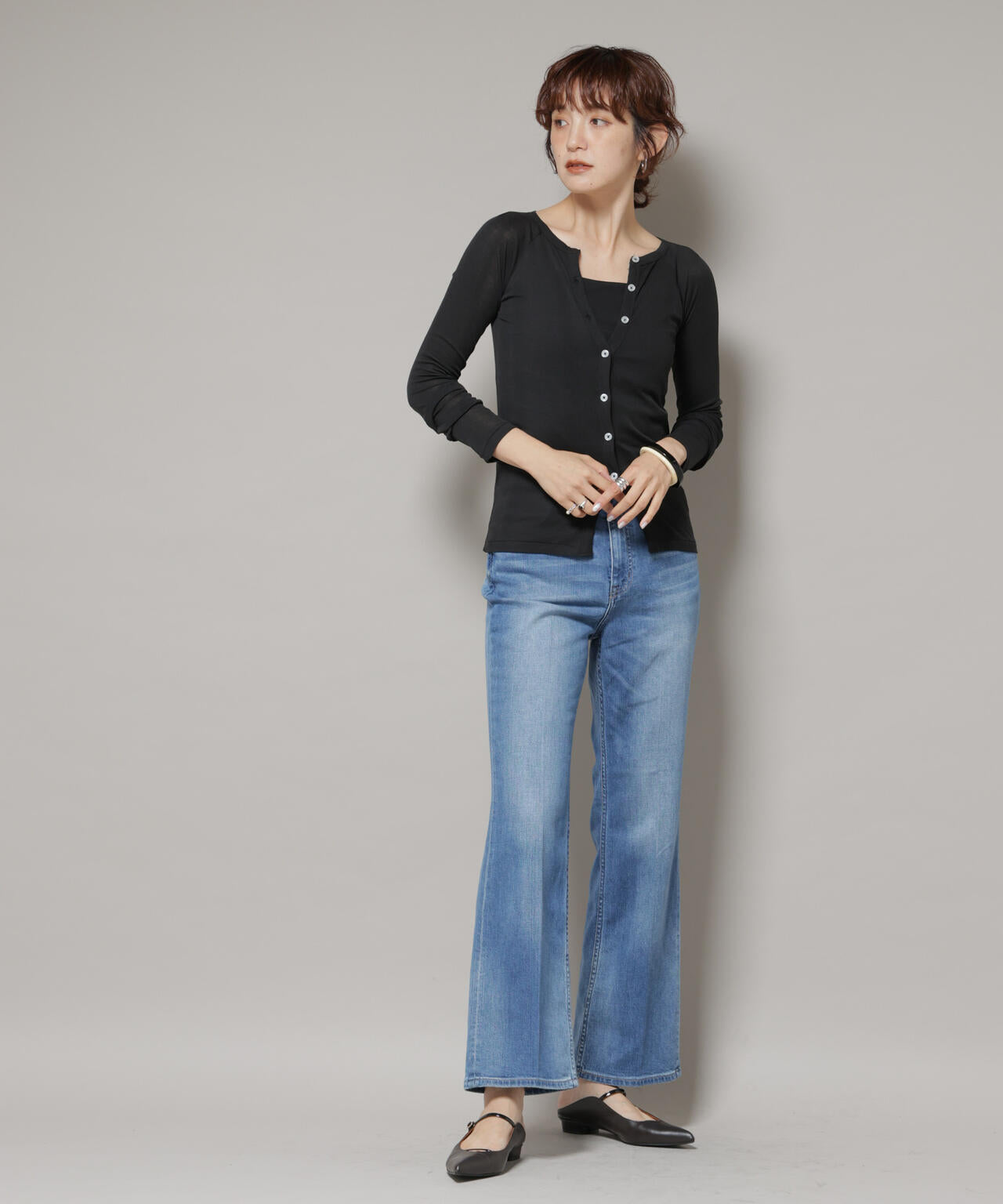 Healthy DENIM/Lotus フレアデニム 6715227025