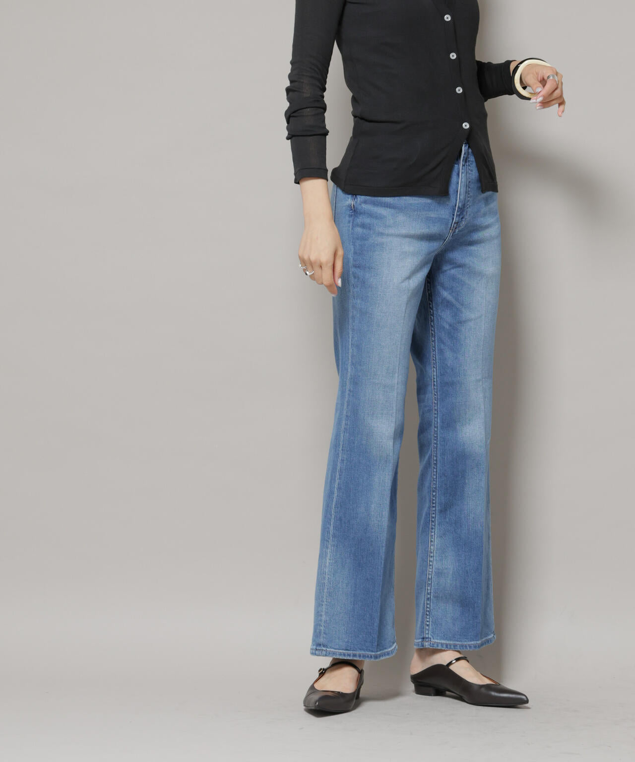 Healthy DENIM/Lotus フレアデニム 6715227025