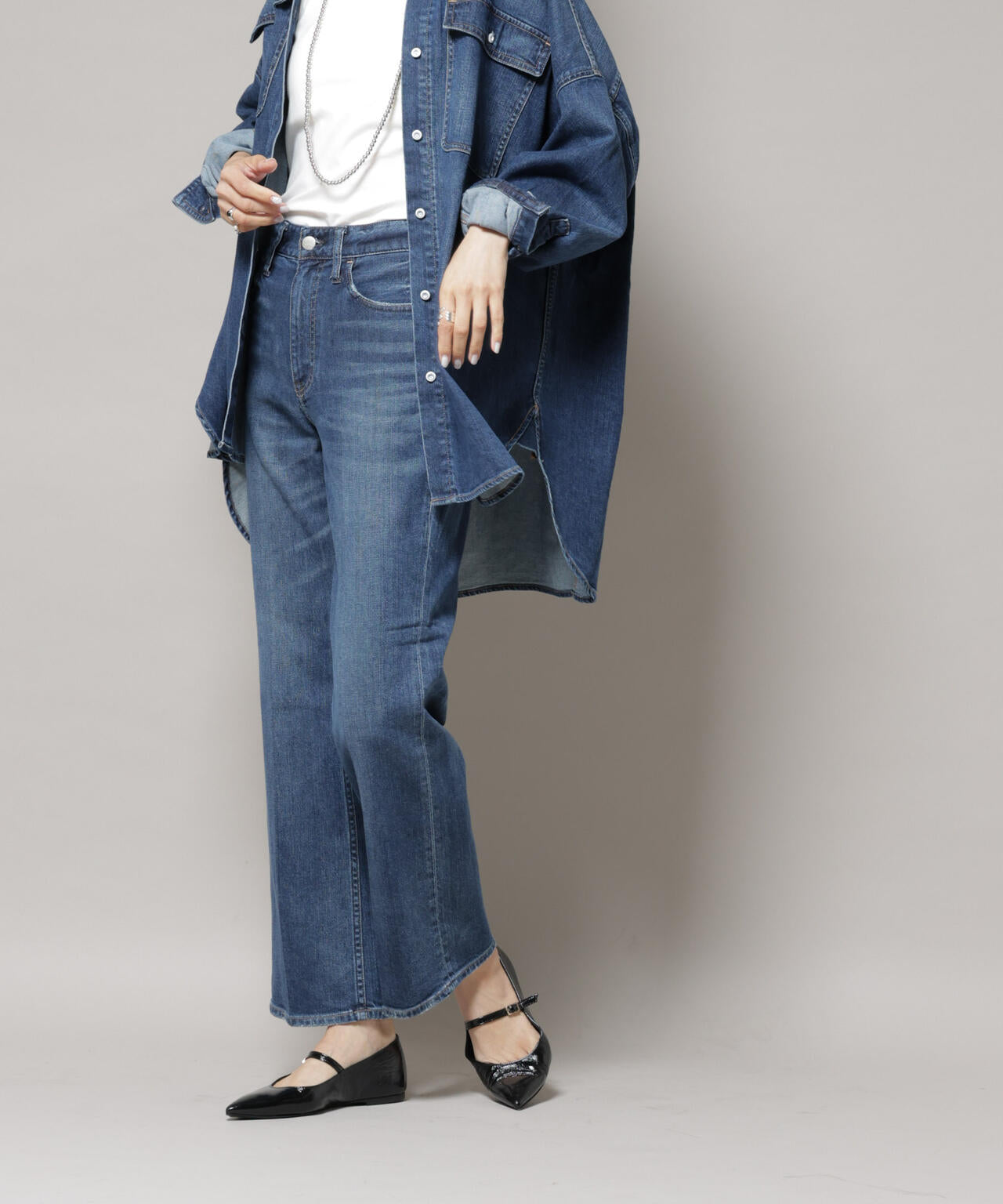 Healthy DENIM/Lotus フレアデニム 6715227025