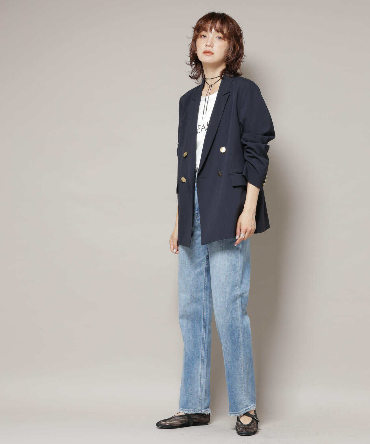 Healthy DENIM/Tallow ストレートデニム 6715227026