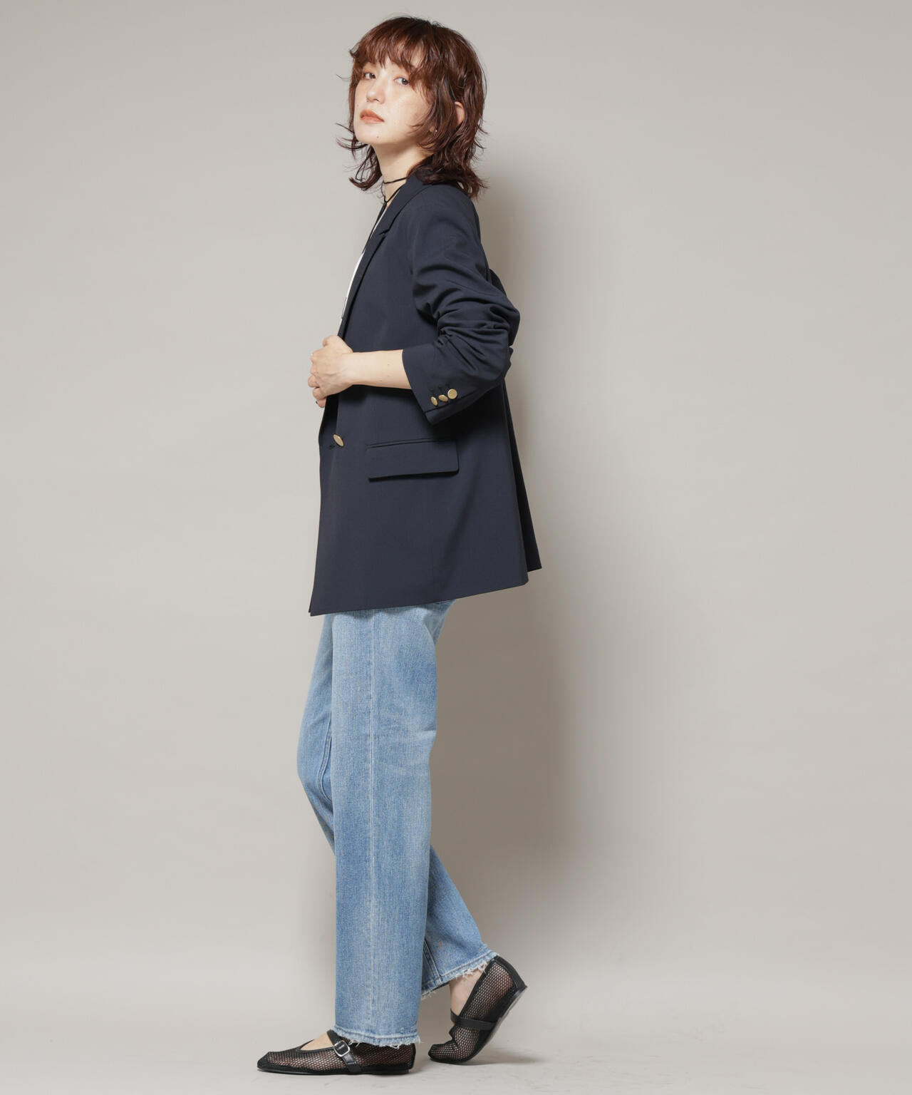 Healthy DENIM/Tallow ストレートデニム 6715227026