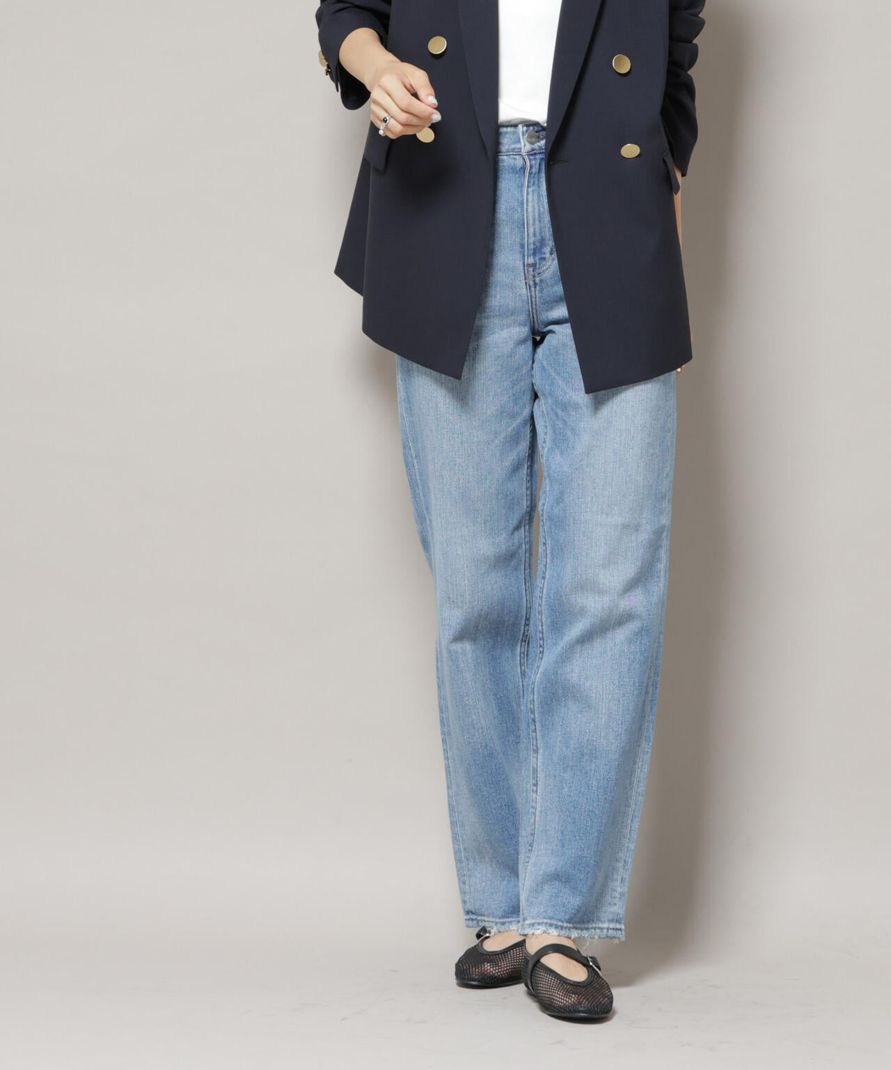 Healthy DENIM/Tallow ストレートデニム 6715227026