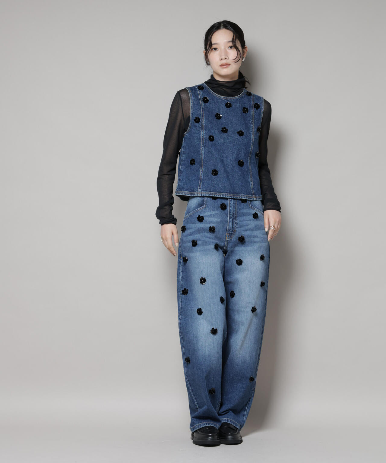 BAUM UND PFERDGARTEN/Fancy Denim パンツ(セットアップ可) 6715227046
