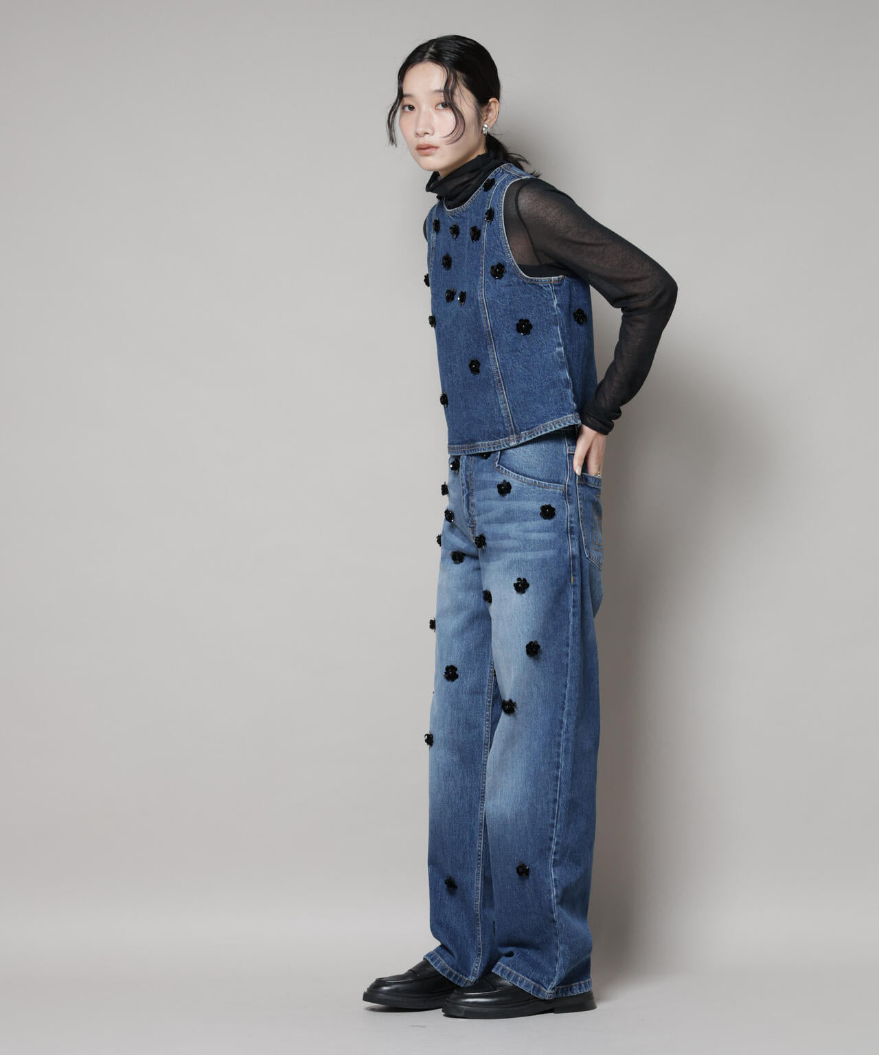 BAUM UND PFERDGARTEN/Fancy Denim パンツ(セットアップ可) 6715227046