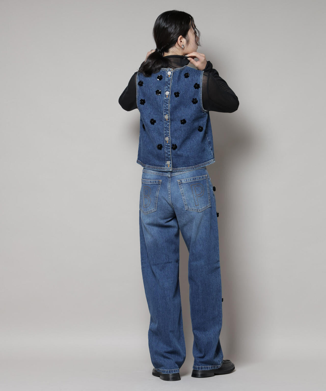 BAUM UND PFERDGARTEN/Fancy Denim パンツ(セットアップ可) 6715227046