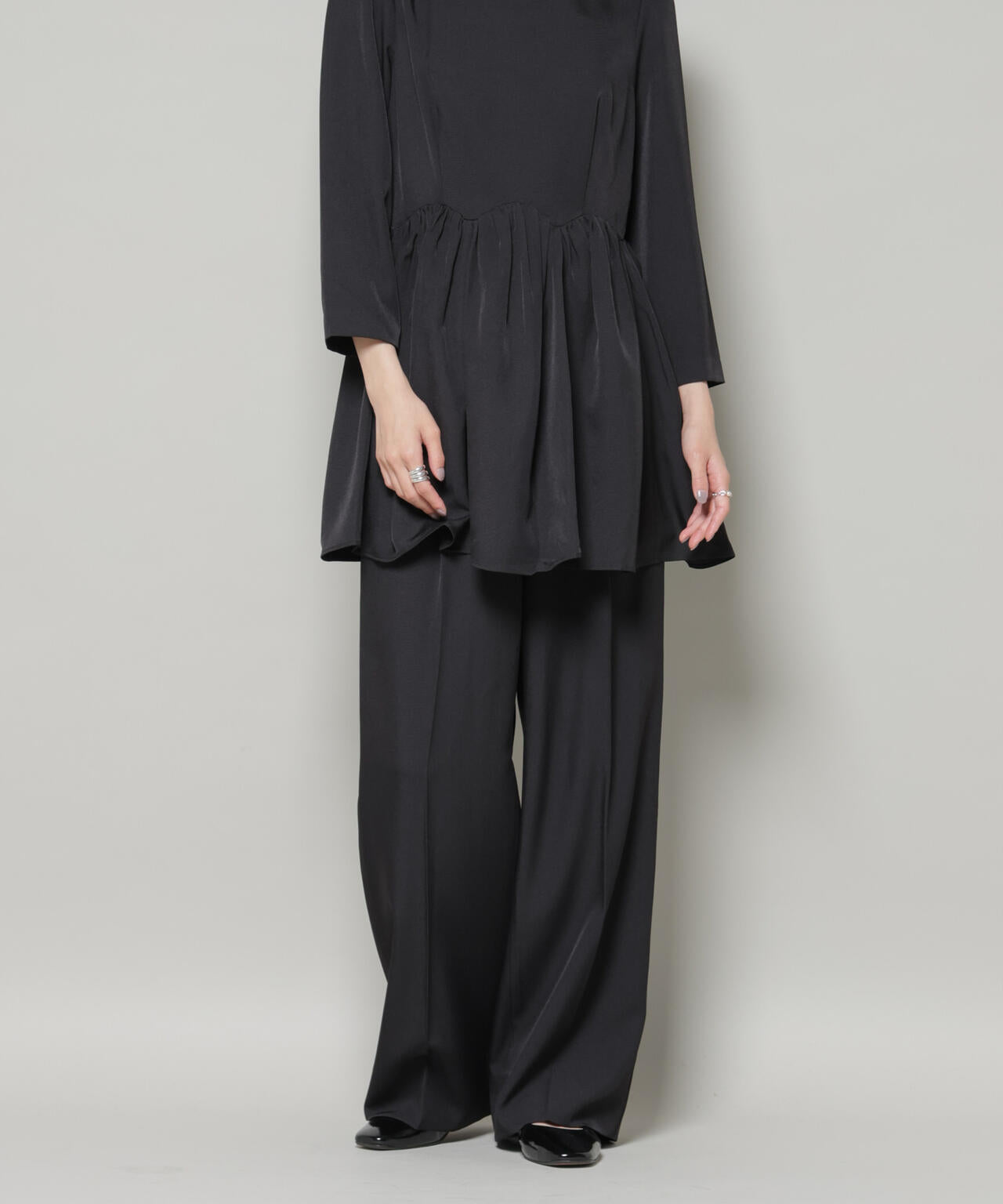 troisieme chaco / TWILL パンツ ( セットアップ 可)