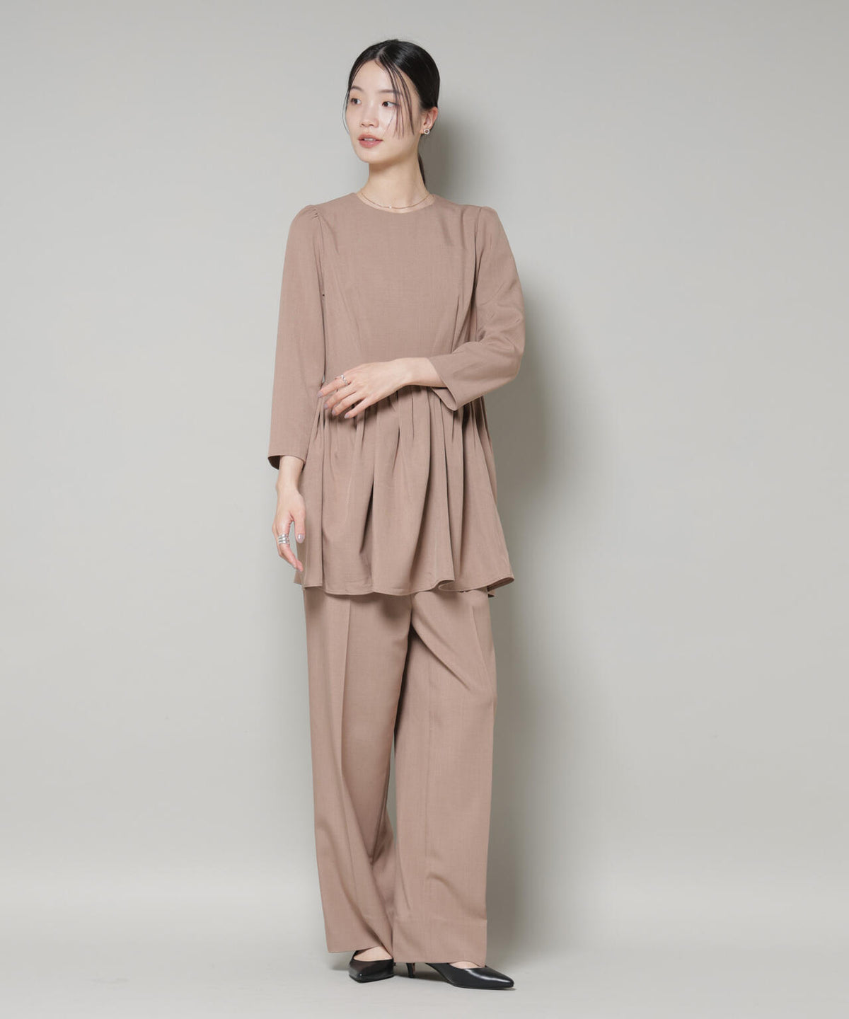 troisieme chaco/TWILL パンツ(セットアップ可) 6715227057