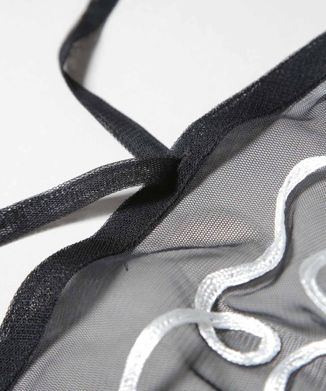 Sara mallika/TULLETAPEEMBROIDERY WRAP SKIRT 6715230011