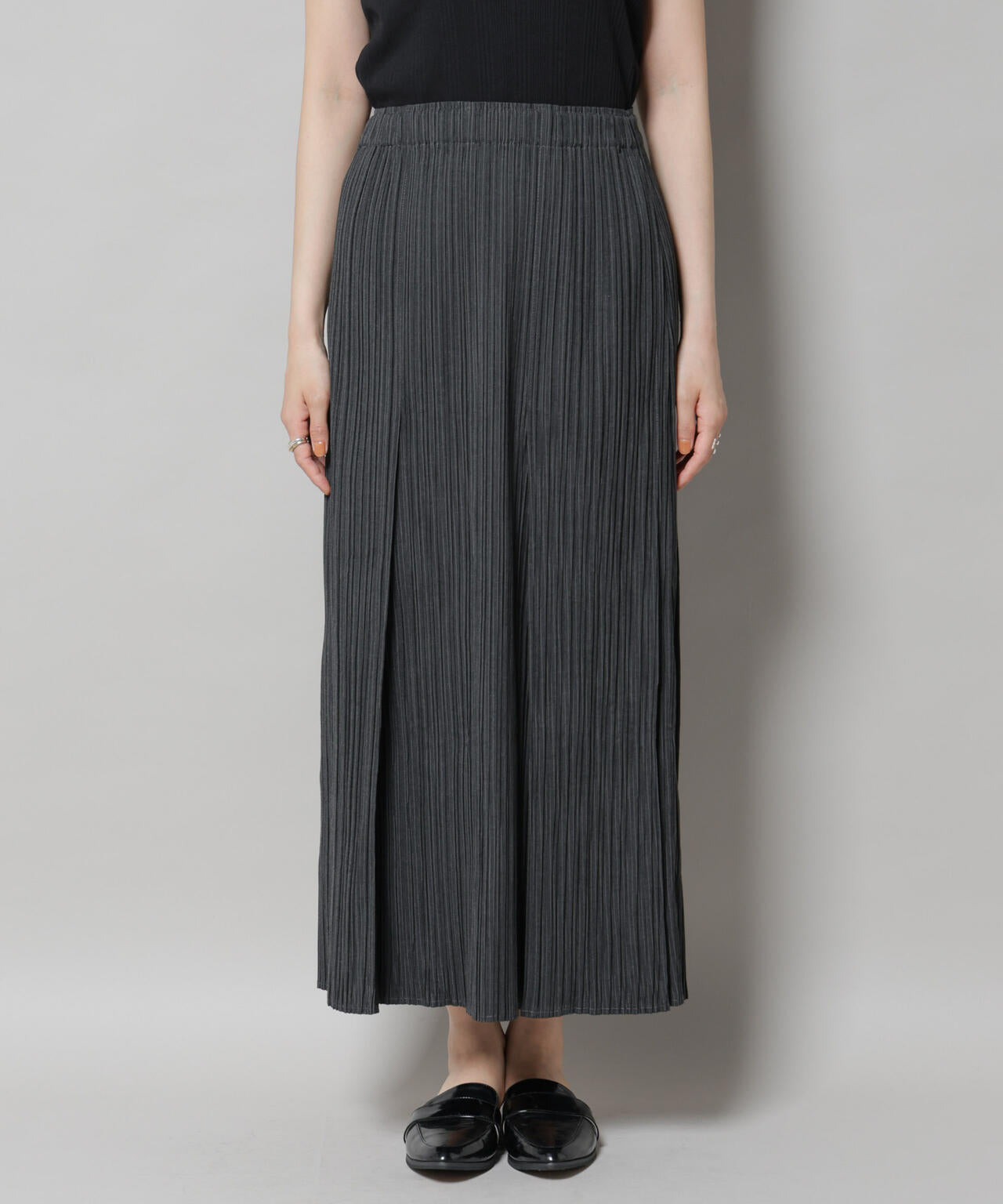 Gongdid Design/Pleated maxi skirt(セットアップ可) 6715230013