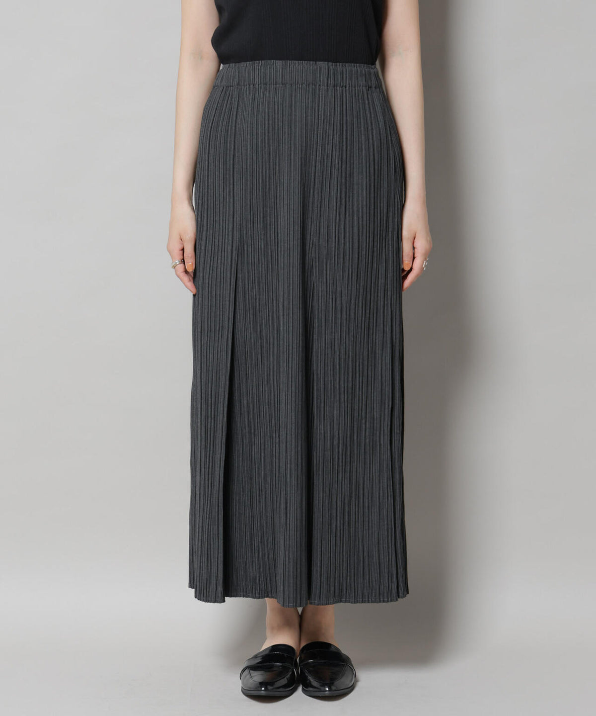 Gongdid Design/Pleated maxi skirt(セットアップ可) 6715230013