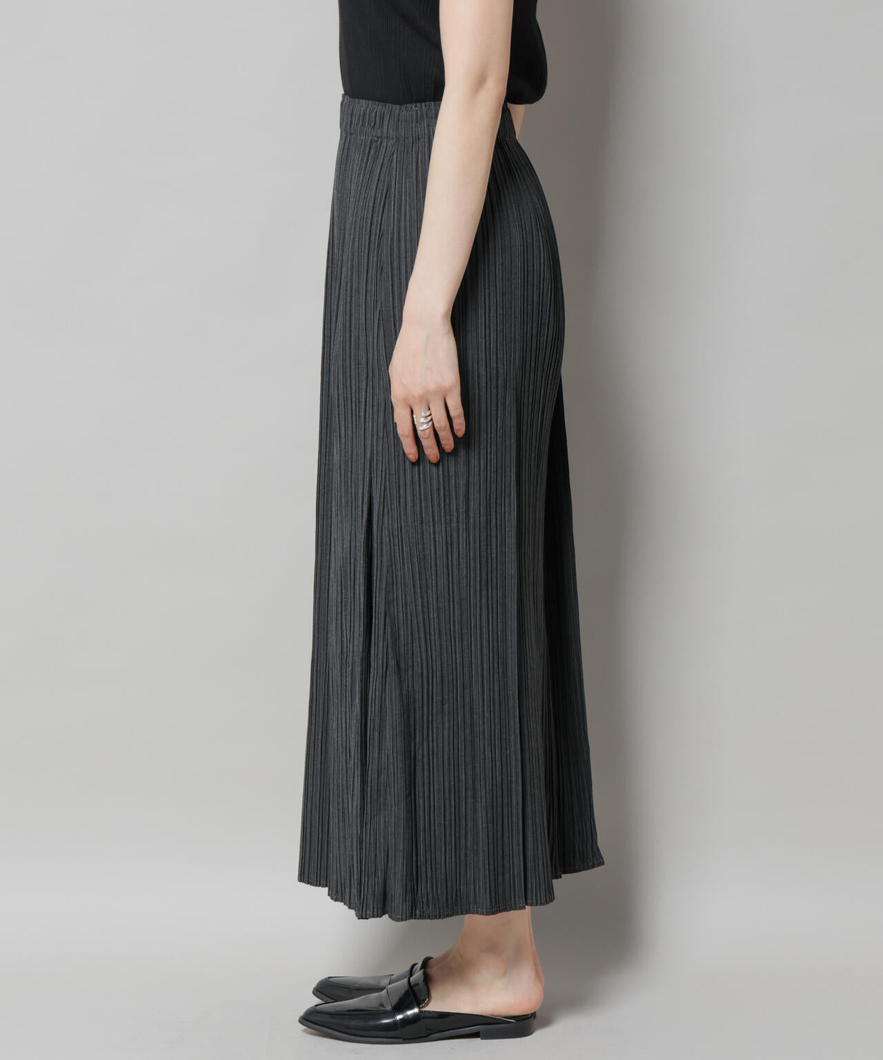 Gongdid Design/Pleated maxi skirt(セットアップ可) 6715230013
