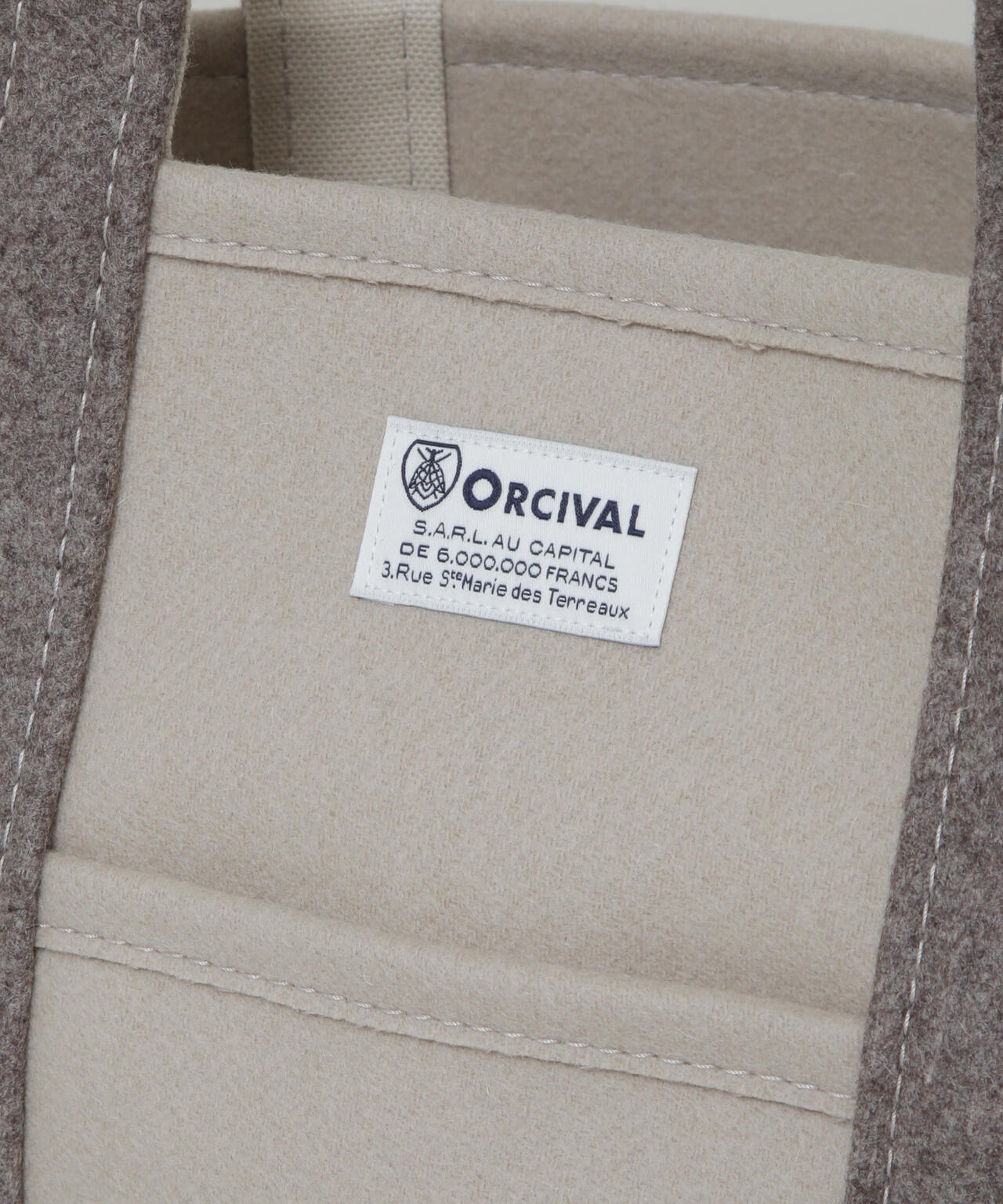 ORCIVAL/HEAVY MELTON TOTE BAG SMALL 6715232403